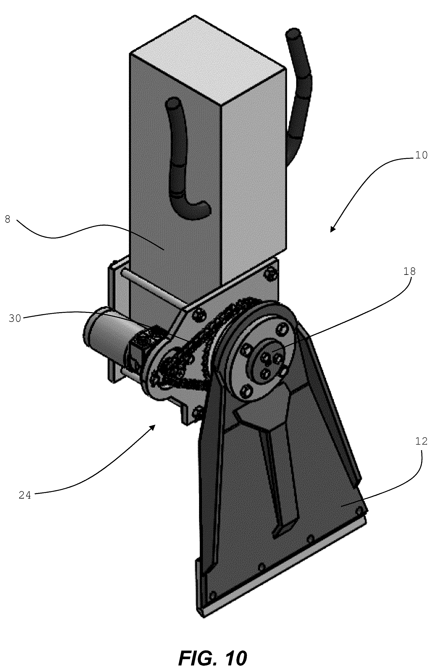 Patent US12612761 Figure 10 – Rockbreaker manipulation apparatus