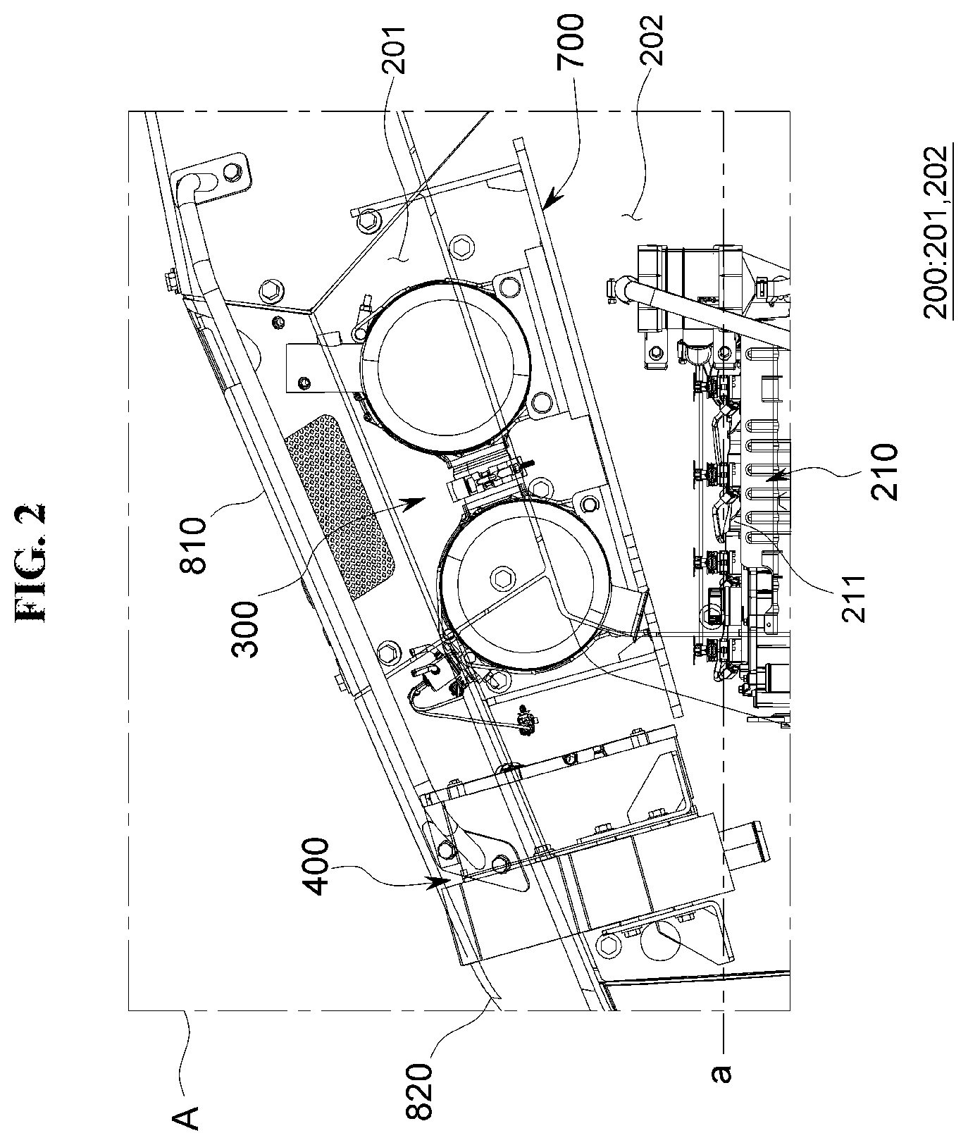Patent US12612762 Figure 2 – Dozer