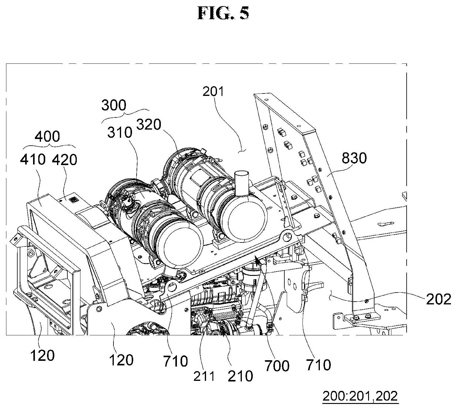 Patent US12612762 Figure 5 – Dozer