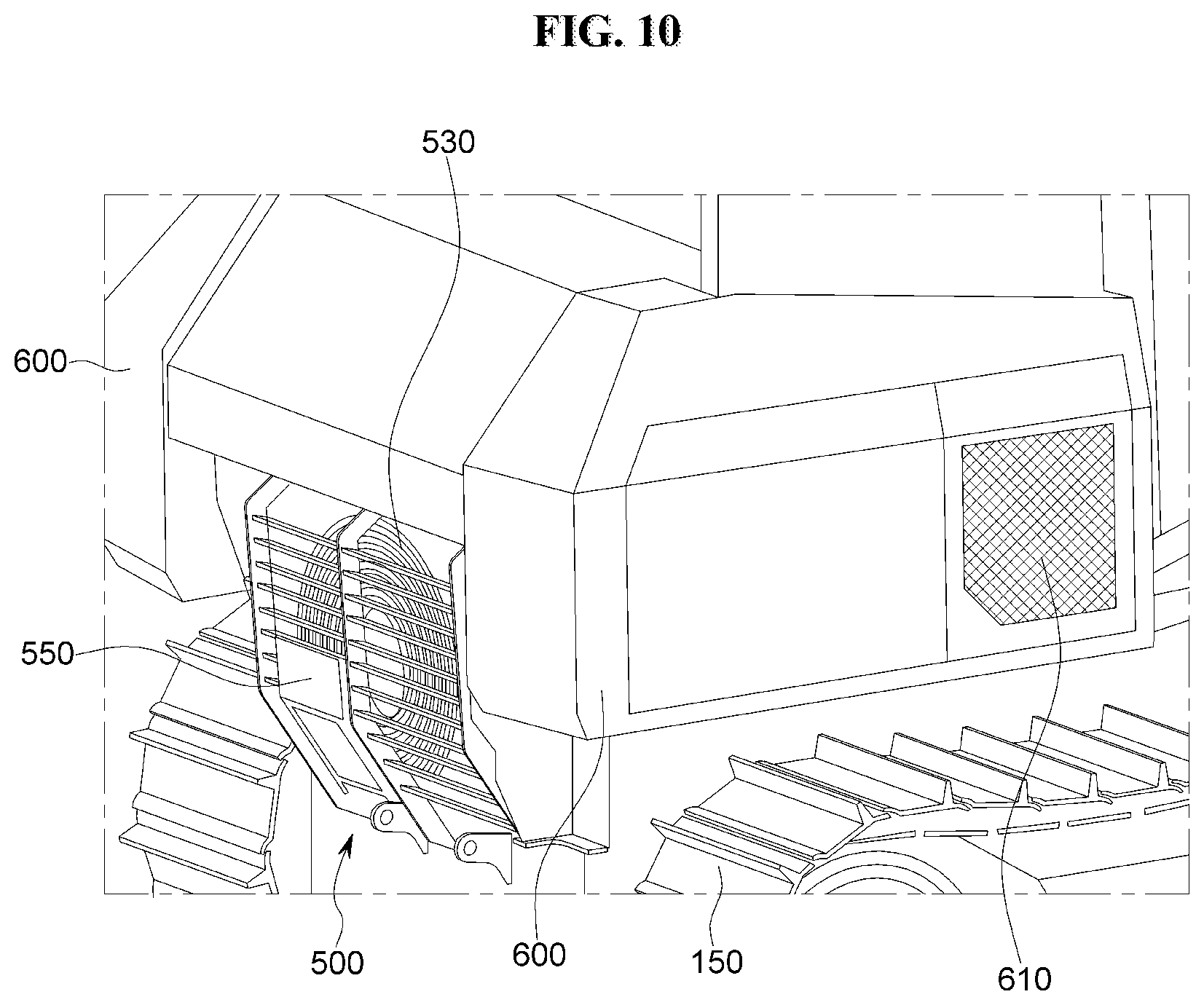 Patent US12612762 Figure 10 – Dozer