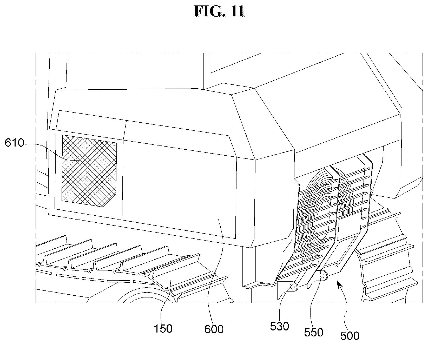 Patent US12612762 Figure 11 – Dozer