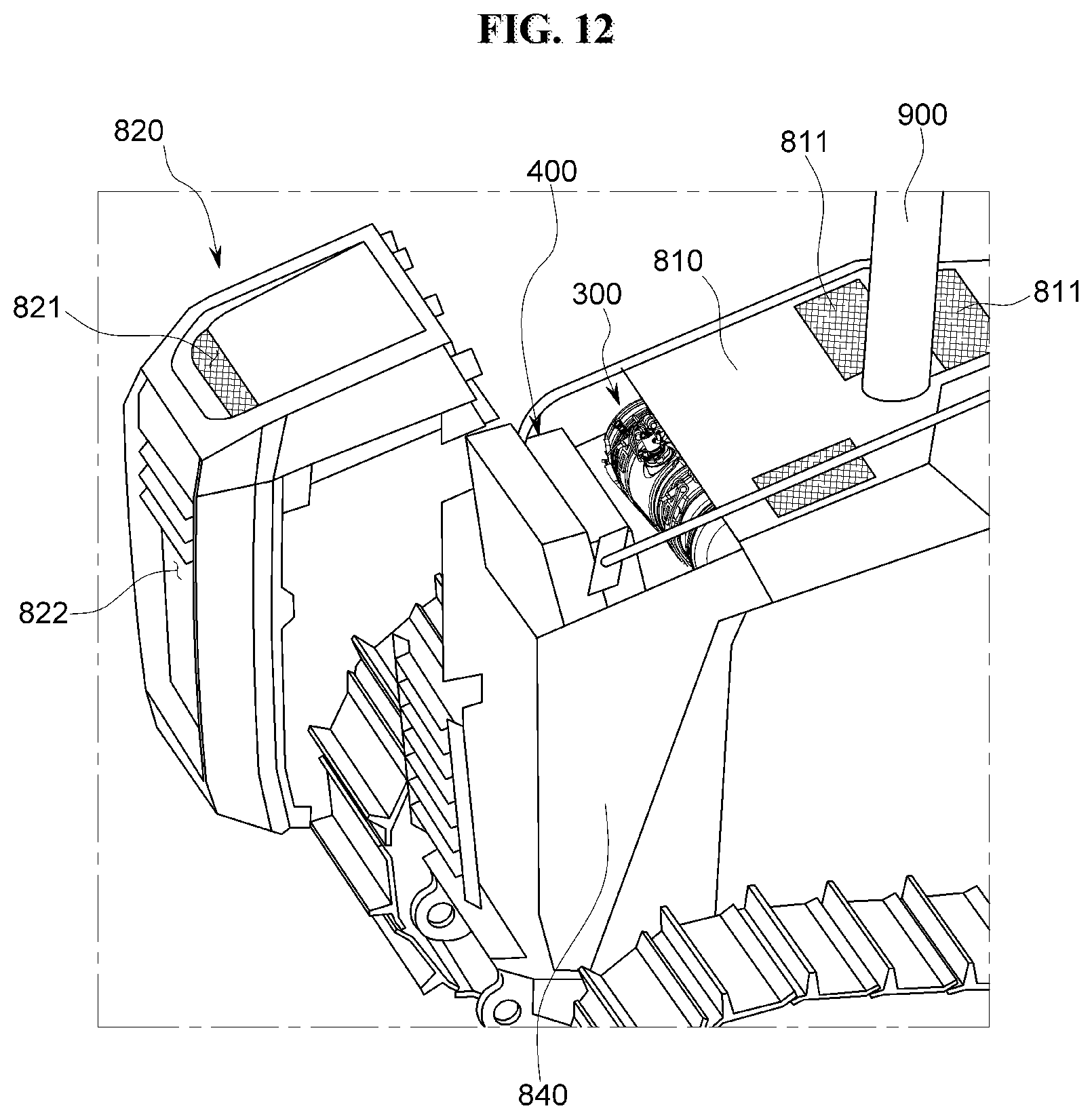 Patent US12612762 Figure 12 – Dozer