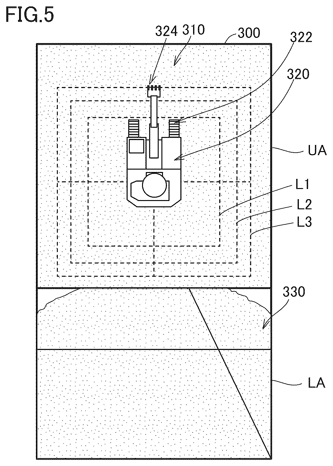 Patent US12612763 Figure 5 – System for setting operation range of excavation machine and method for controlling same