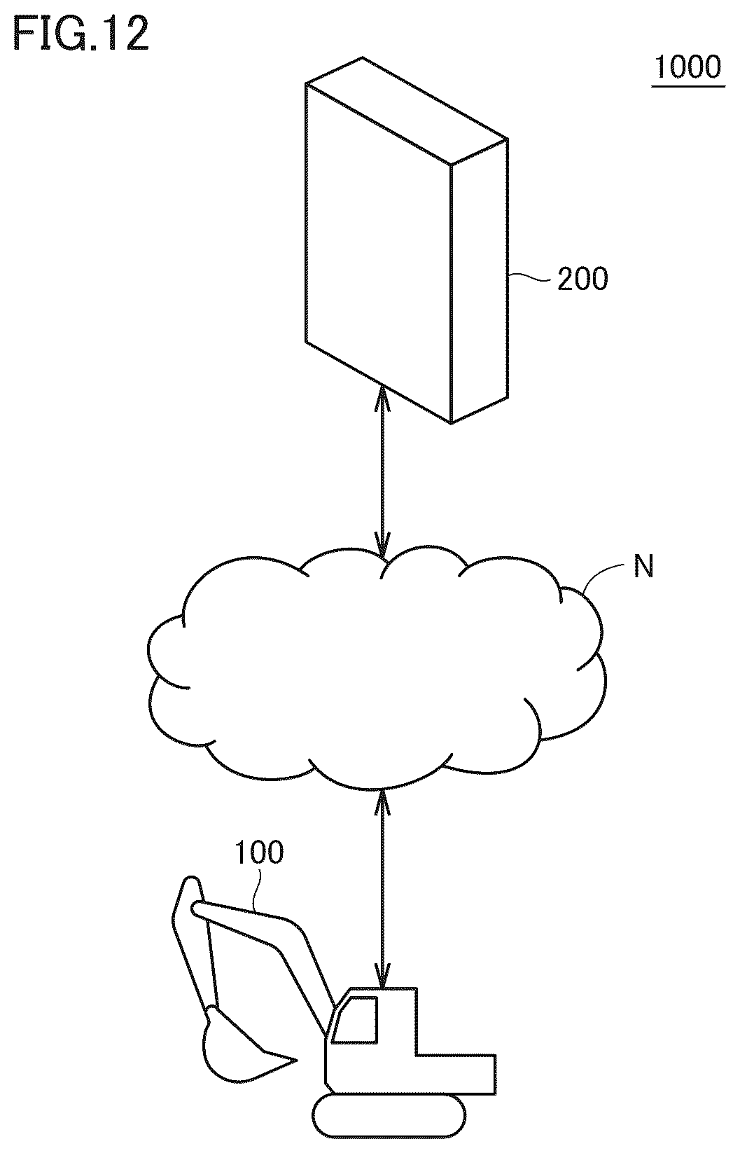 Patent US12612763 Figure 12 – System for setting operation range of excavation machine and method for controlling same