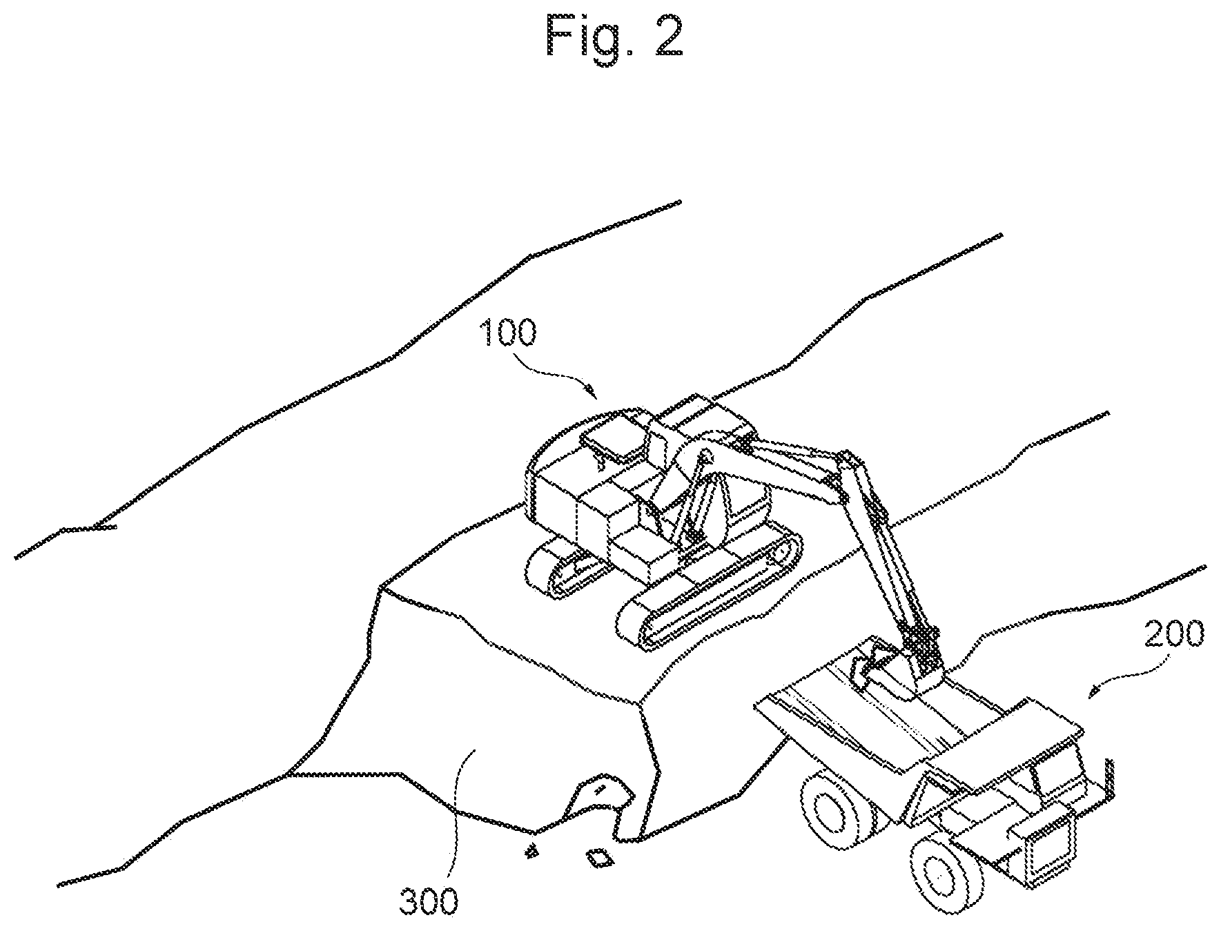 Patent US12612764 Figure 2 – Unmanned work machine
