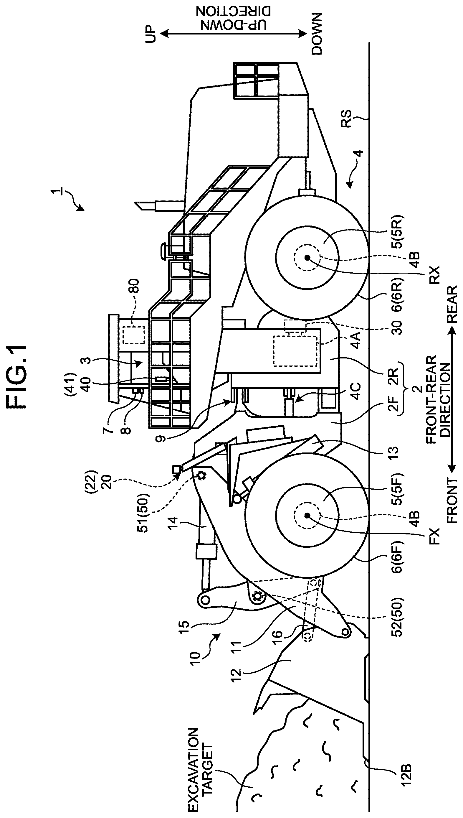 Patent US12612767 Figure 1 – Work machine abnormality determination system and work machine abnormality determination method