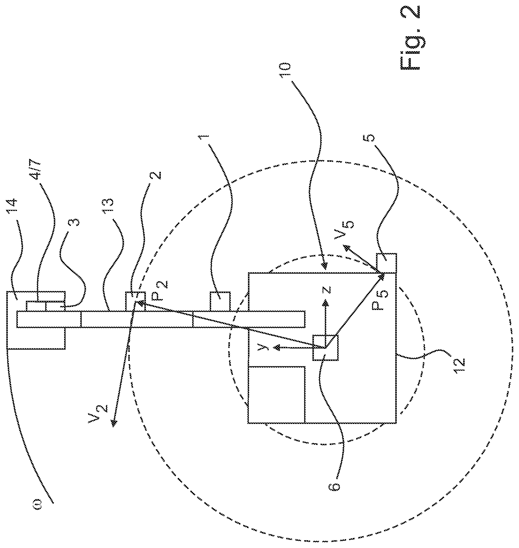 Patent US12612768 Figure 2 – System formed of several IMUs