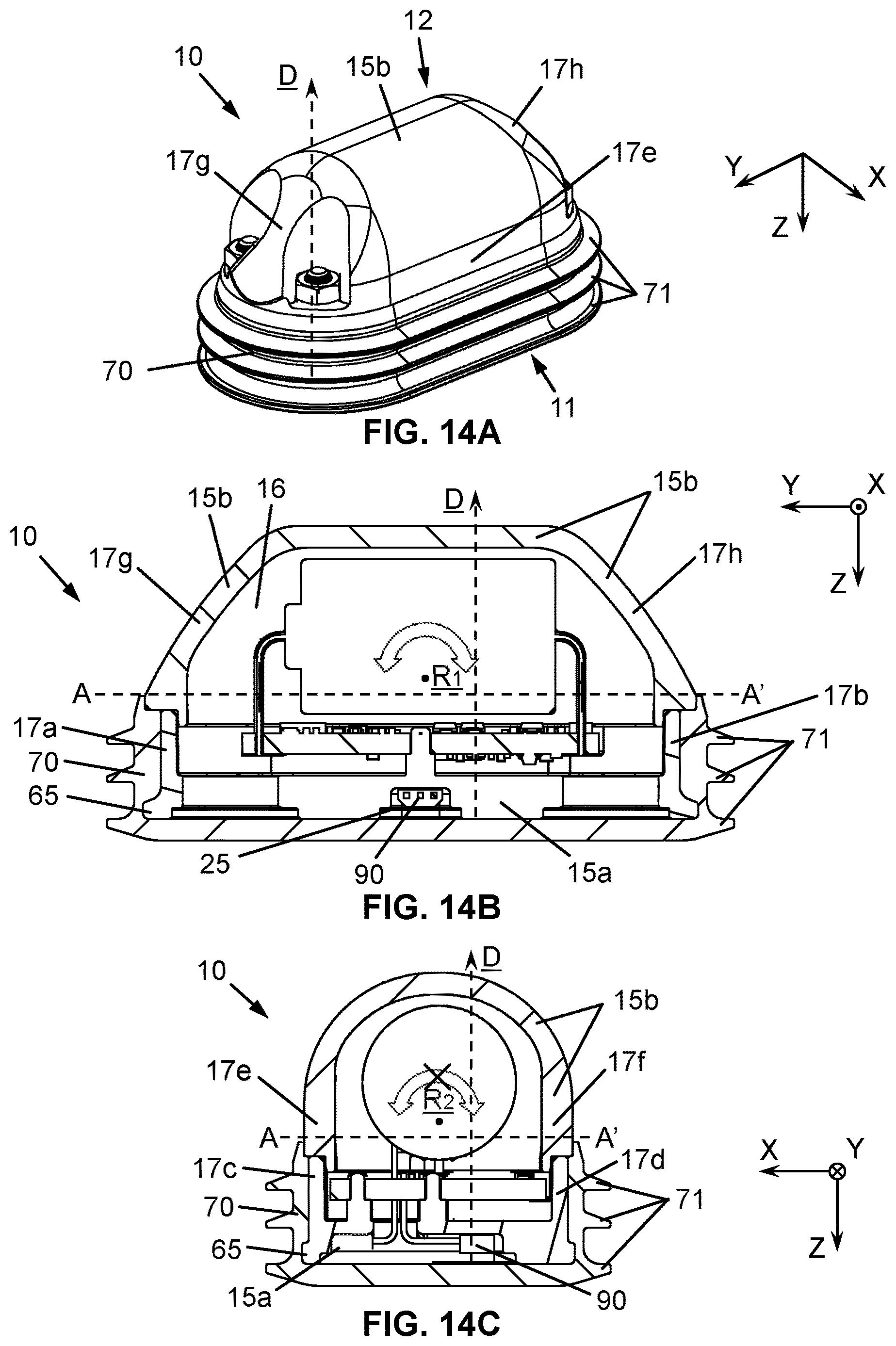 Patent US12612769 Figure 9 – Protective capsules for earth moving machines