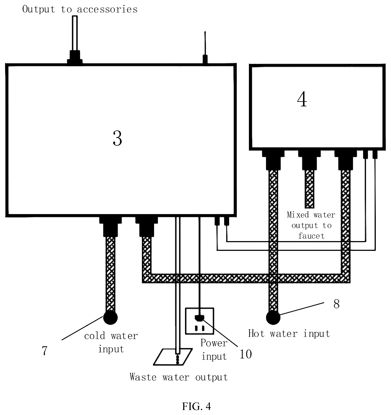 Patent US12612770 Figure 3 – Water supply system, control method, electronic device, and storage medium