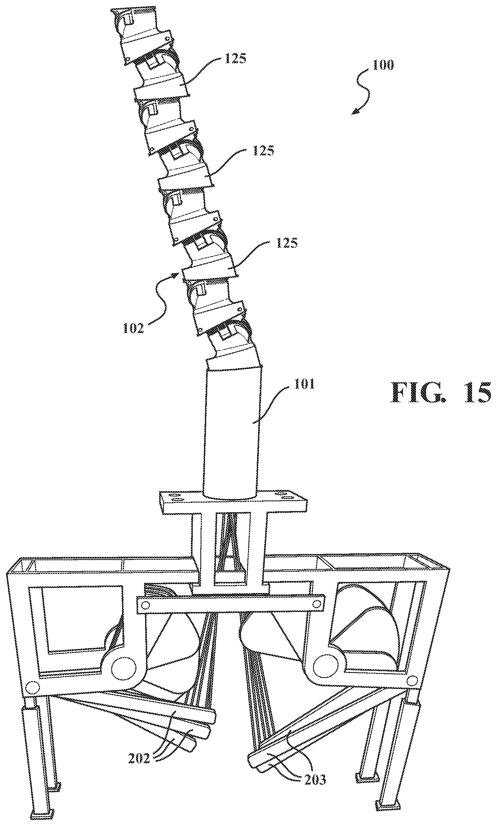 Patent US12612771 Figure 8 – Articulating faucet