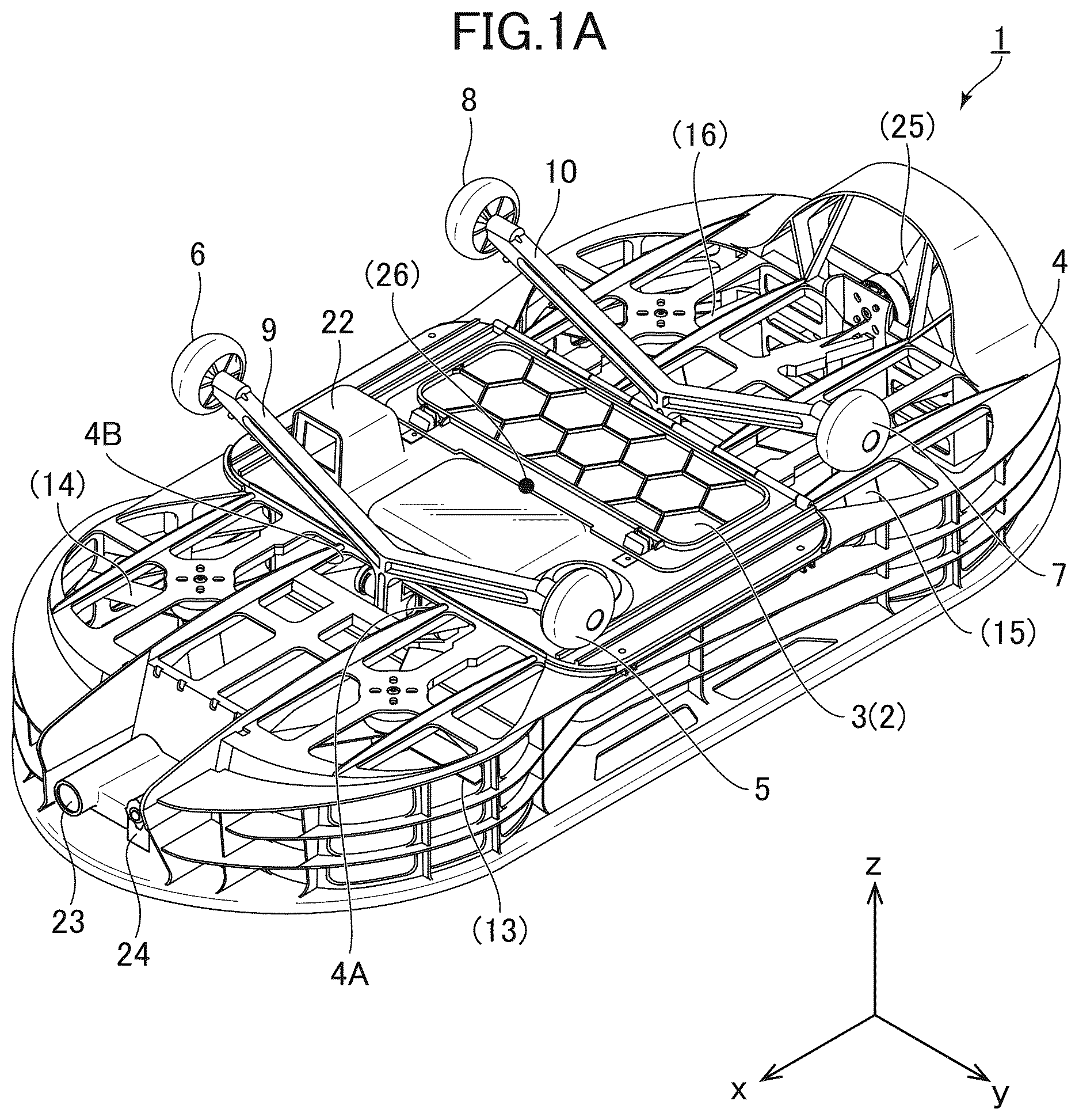Patent US12612776 Figure 1 – Unmanned aerial vehicle