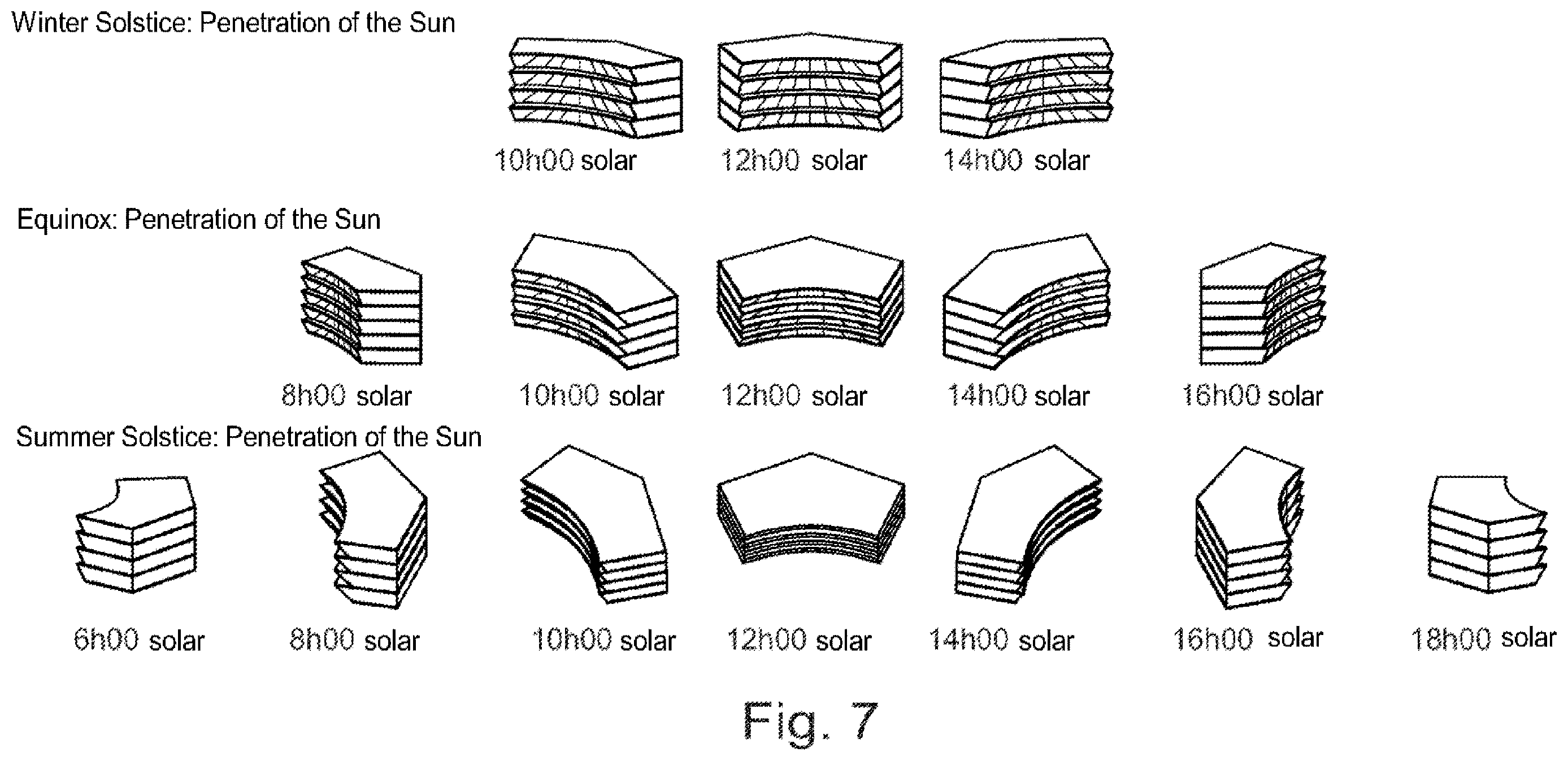 Patent US12612777 Figure 11 – Building with heliodynamic architecture
