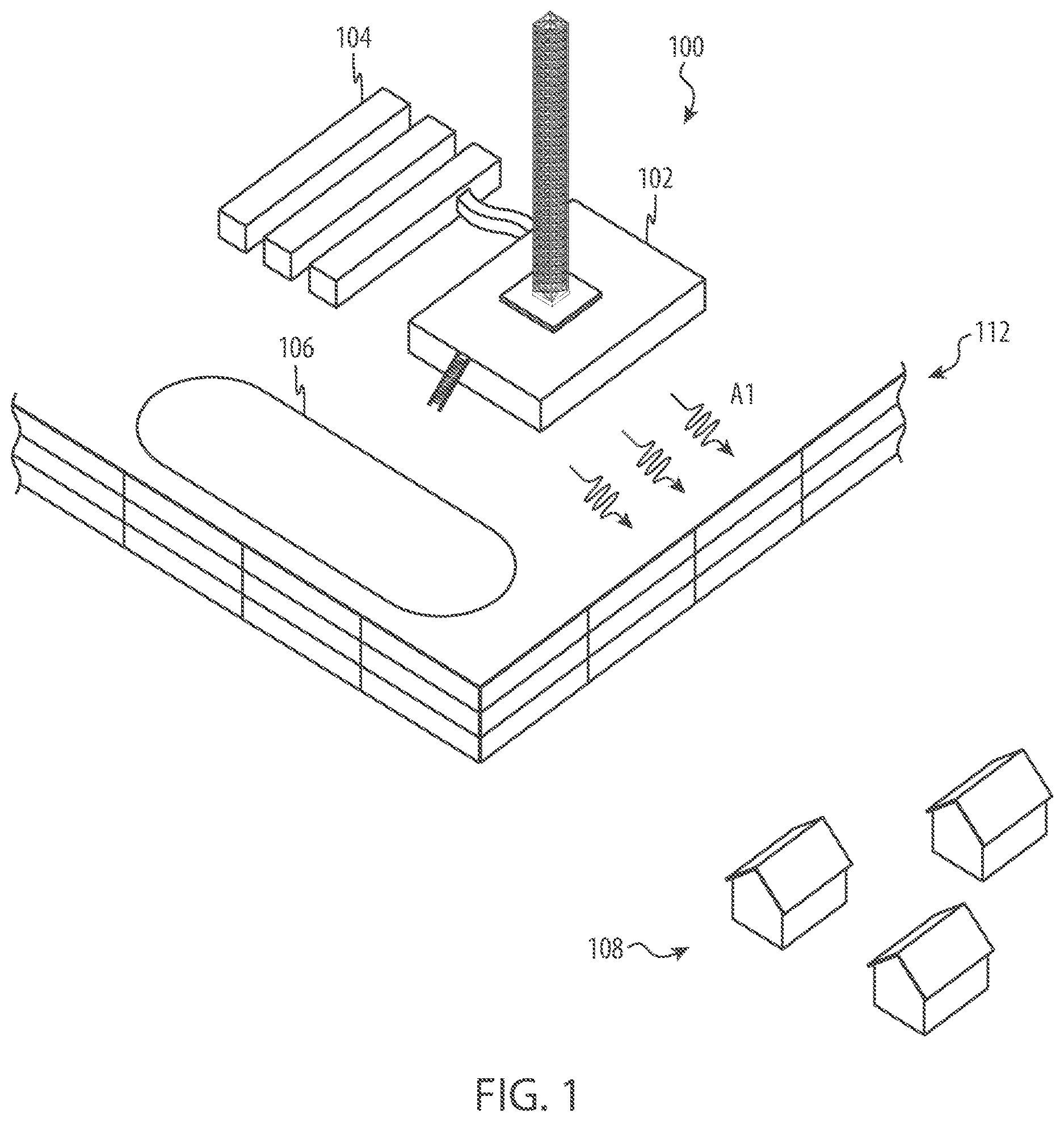 Patent US12612779 — Articulated perimeter wall for an industrial worksite — Figure 1