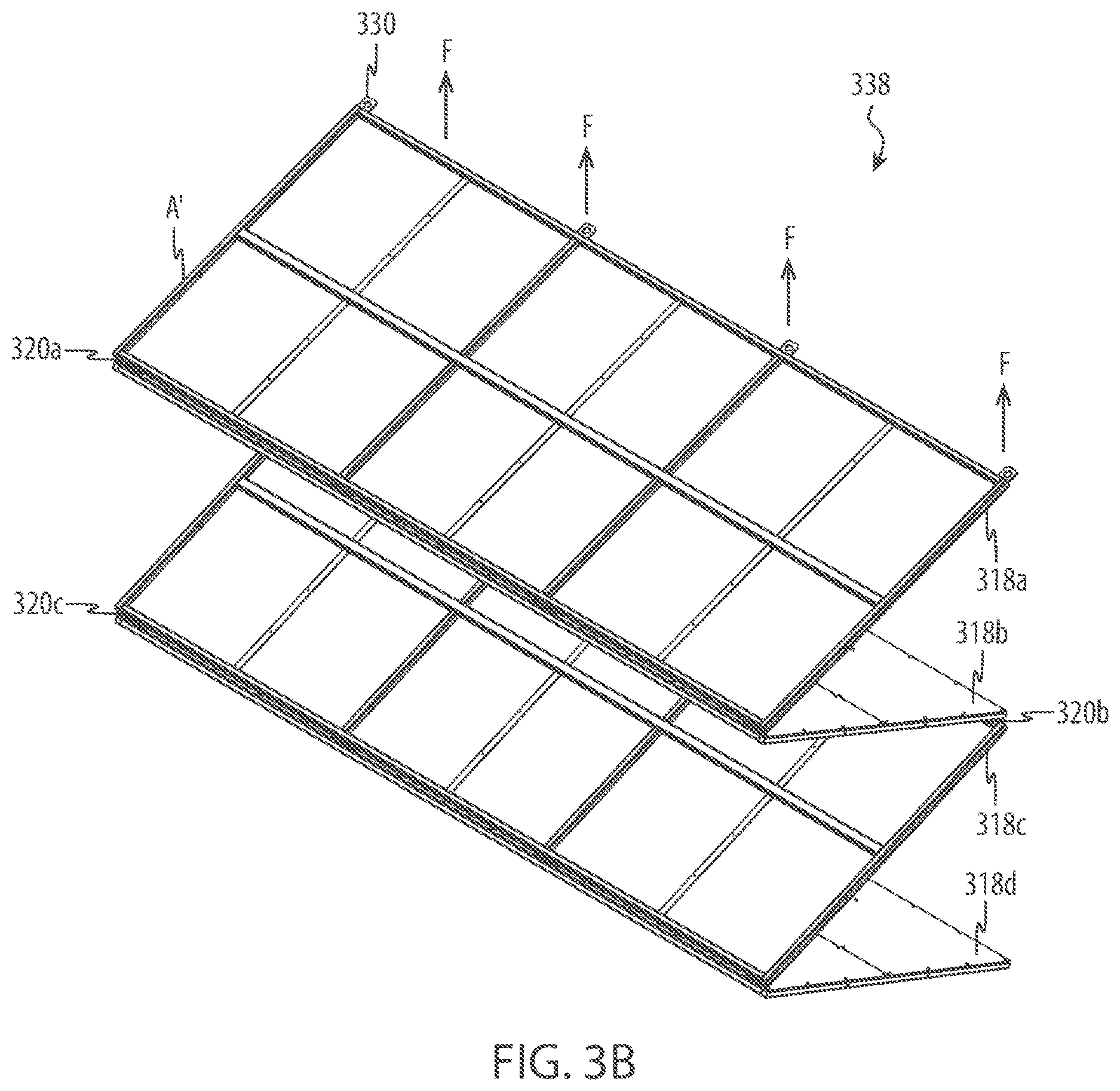 Patent US12612779 Figure 4 – Articulated perimeter wall for an industrial worksite