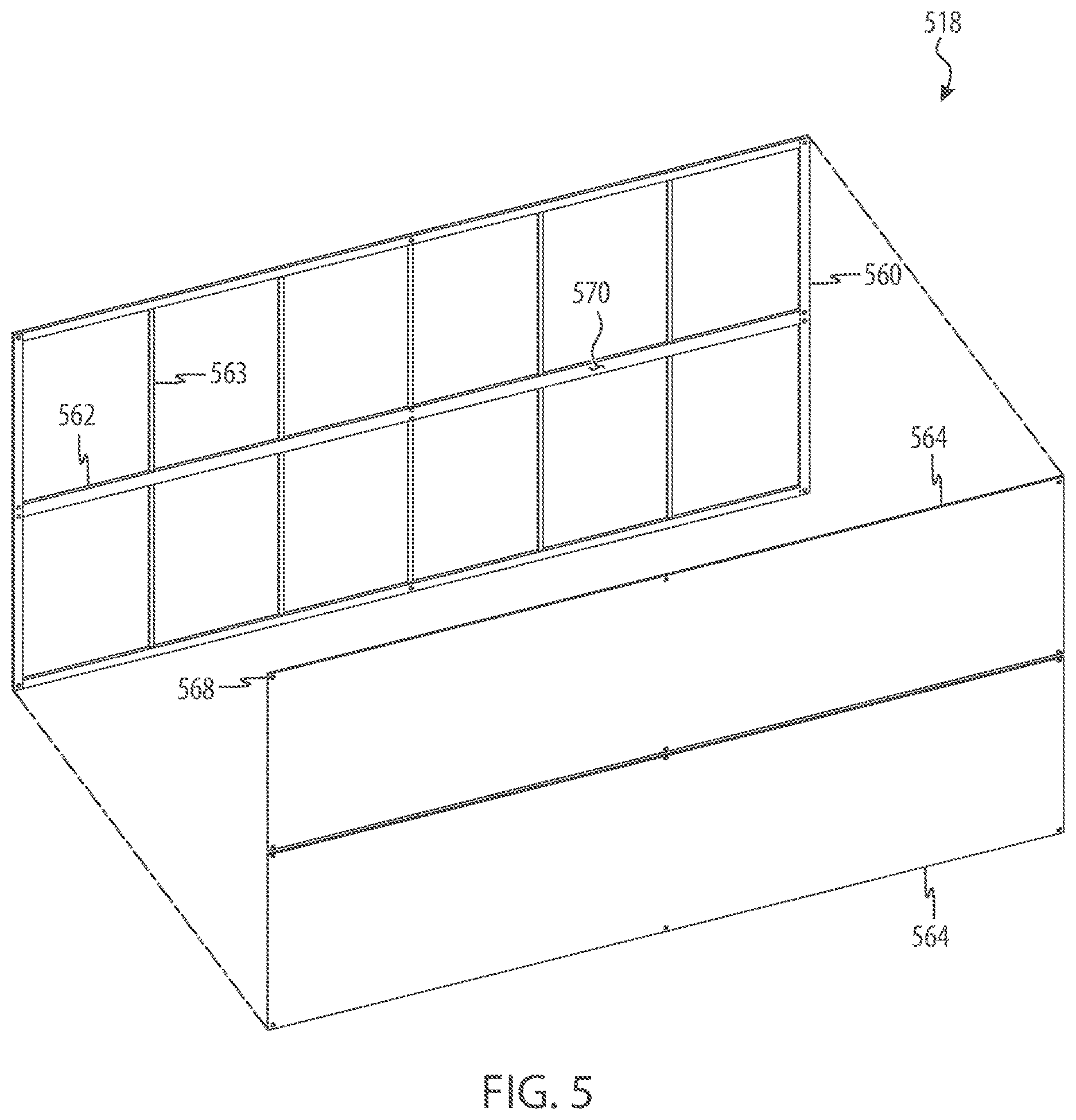 Patent US12612779 Figure 9 – Articulated perimeter wall for an industrial worksite