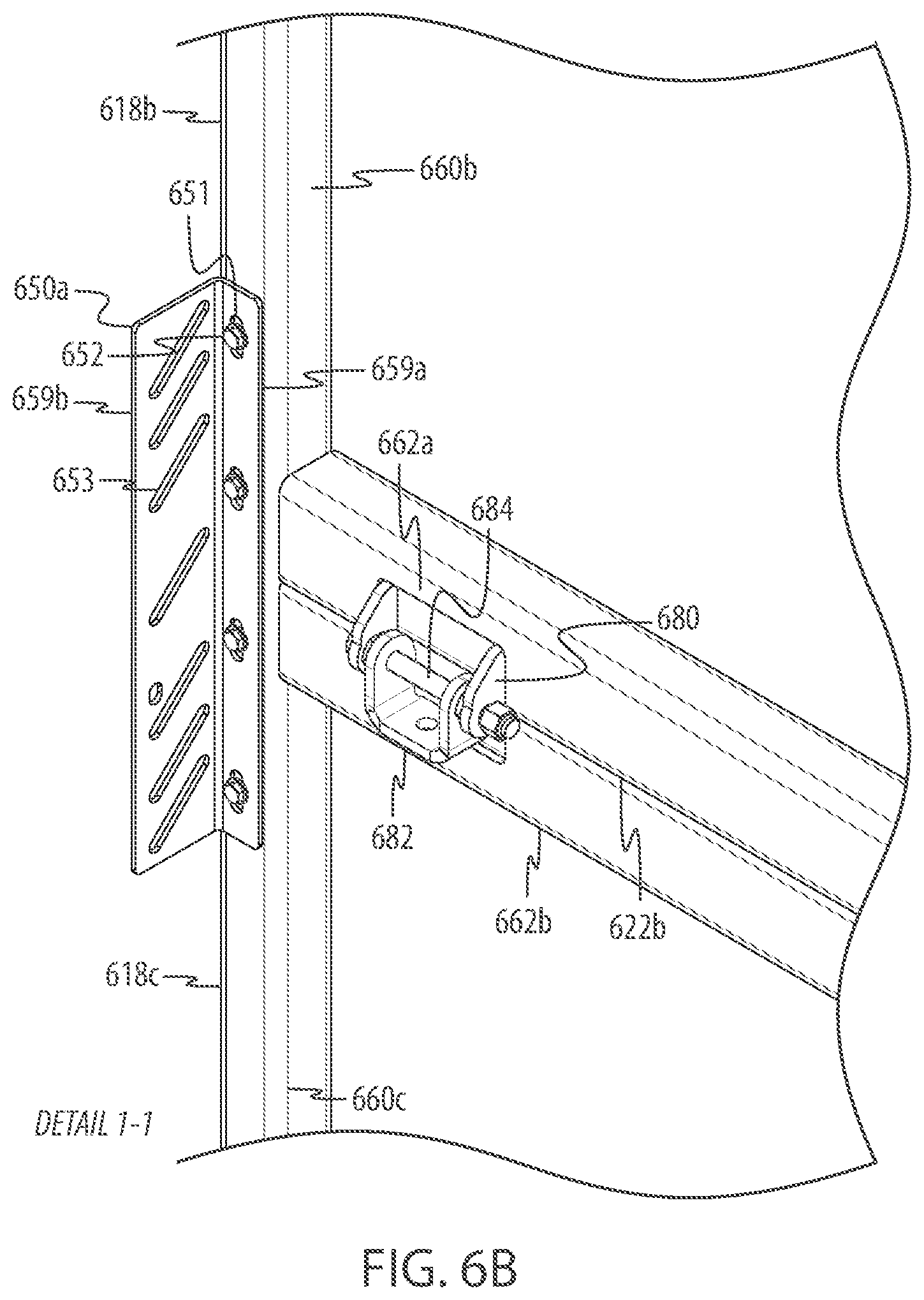 Patent US12612779 Figure 11 – Articulated perimeter wall for an industrial worksite