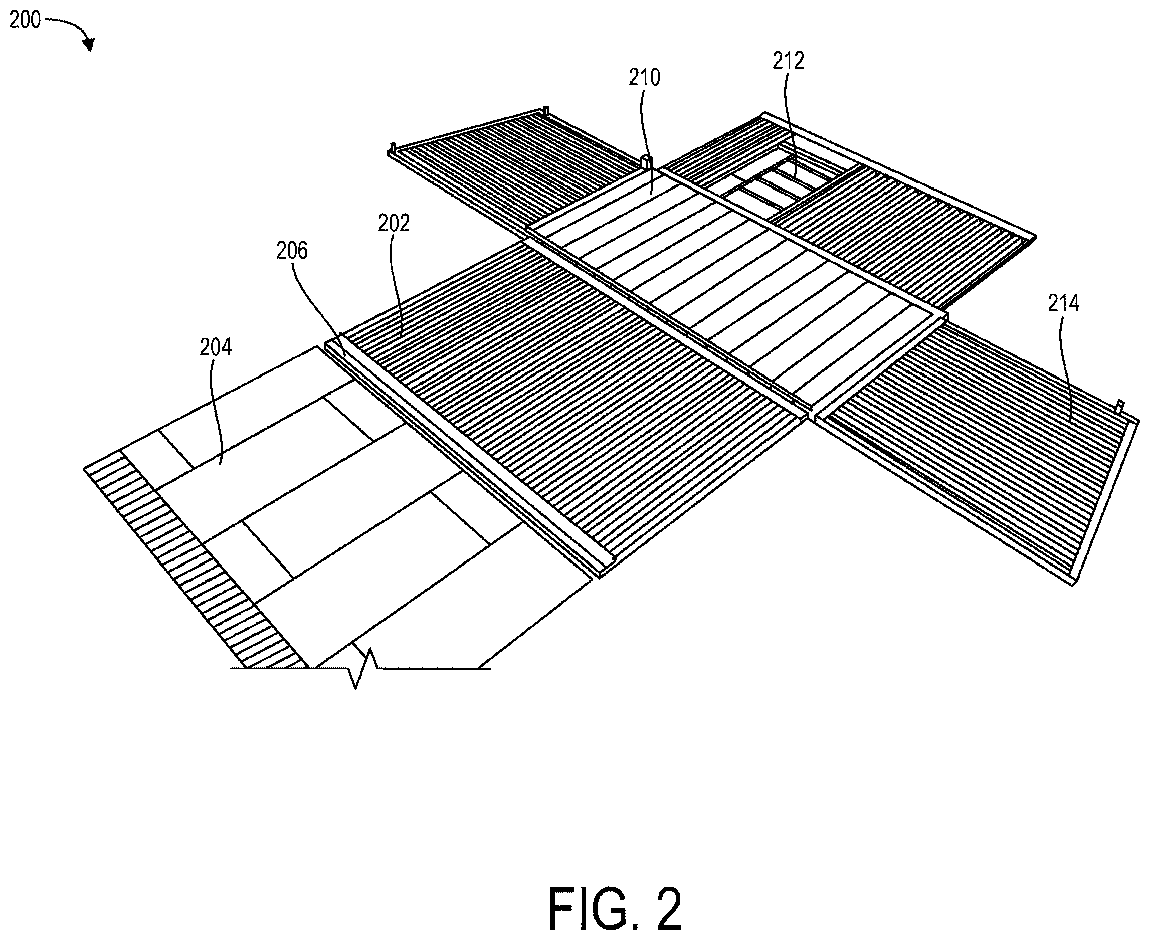 Patent US12612780 Figure 2 – Systems and methods for a modular building