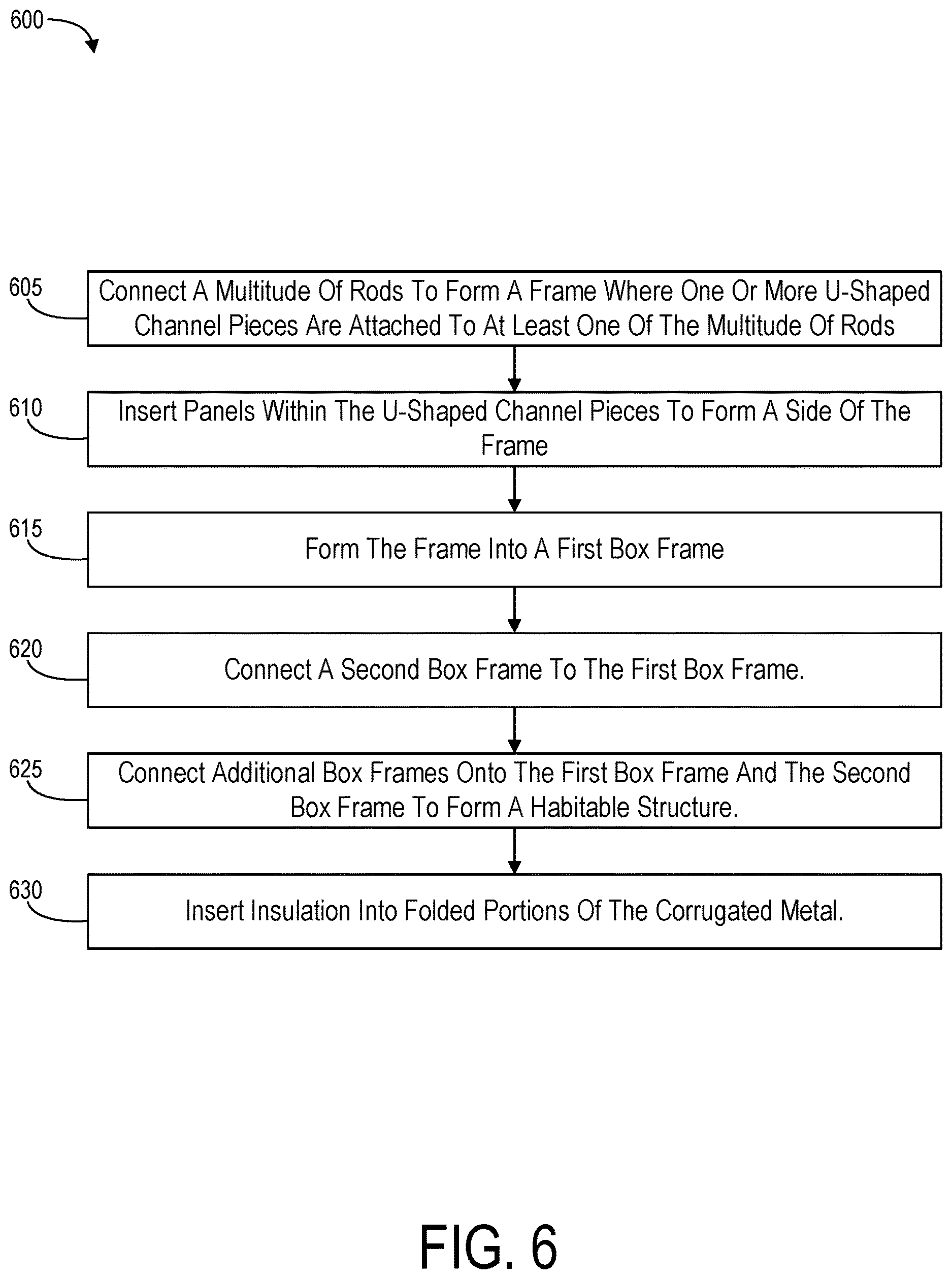 Patent US12612780 Figure 8 – Systems and methods for a modular building