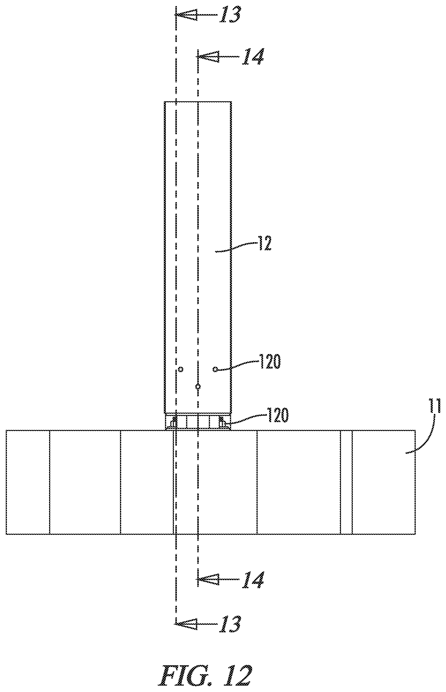 Patent US12612781 Figure 11 – Elevated knife plate bracket