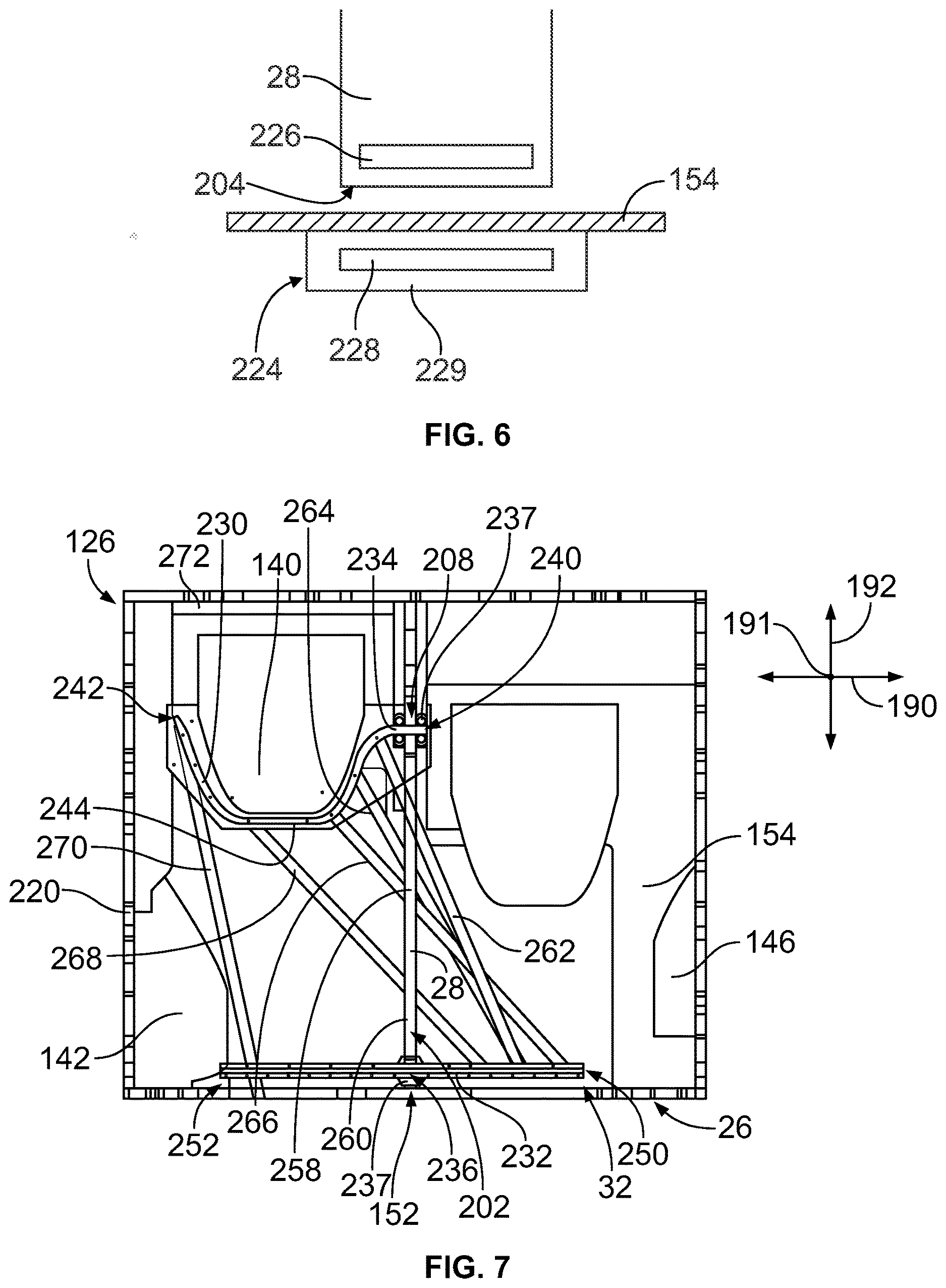 Patent US12612783 Figure 5 – Lavatory with movable partition wall