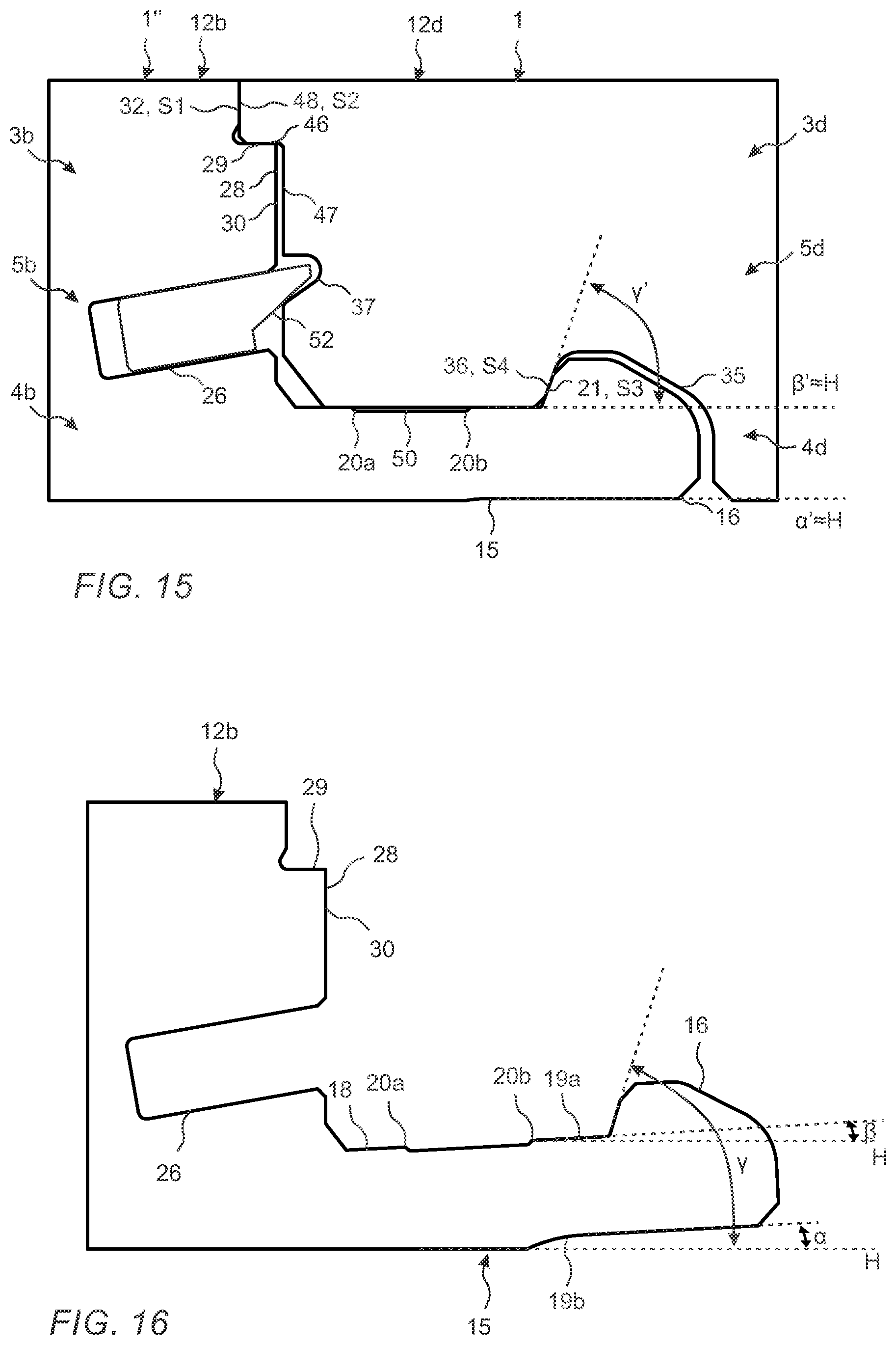 Patent US12612784 Figure 12 – Pretensioned mechanical locking device for building panels