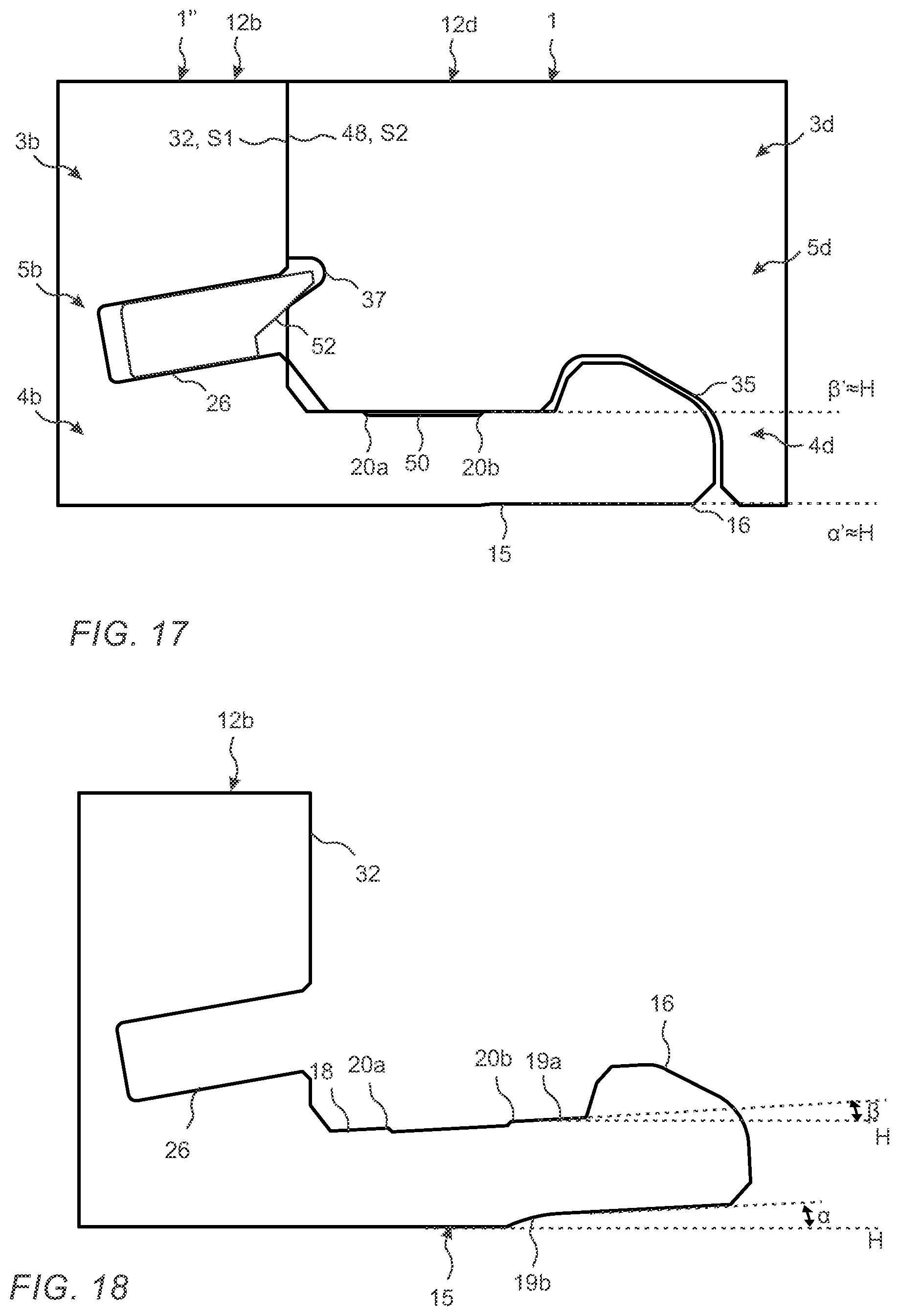 Patent US12612784 Figure 13 – Pretensioned mechanical locking device for building panels