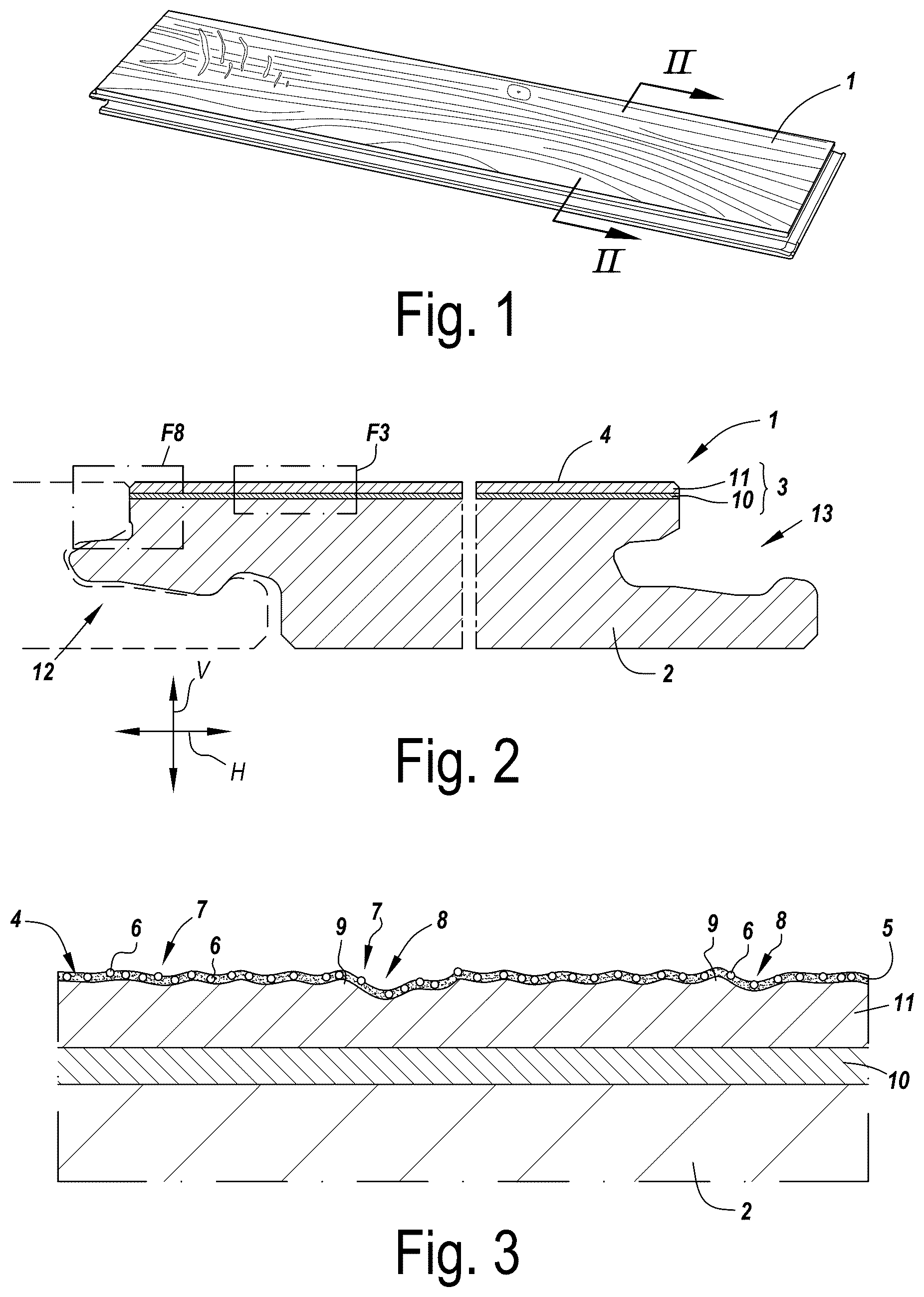 Patent US12612787 Figure 1 – Decorative panel and method for manufacturing decorative panels