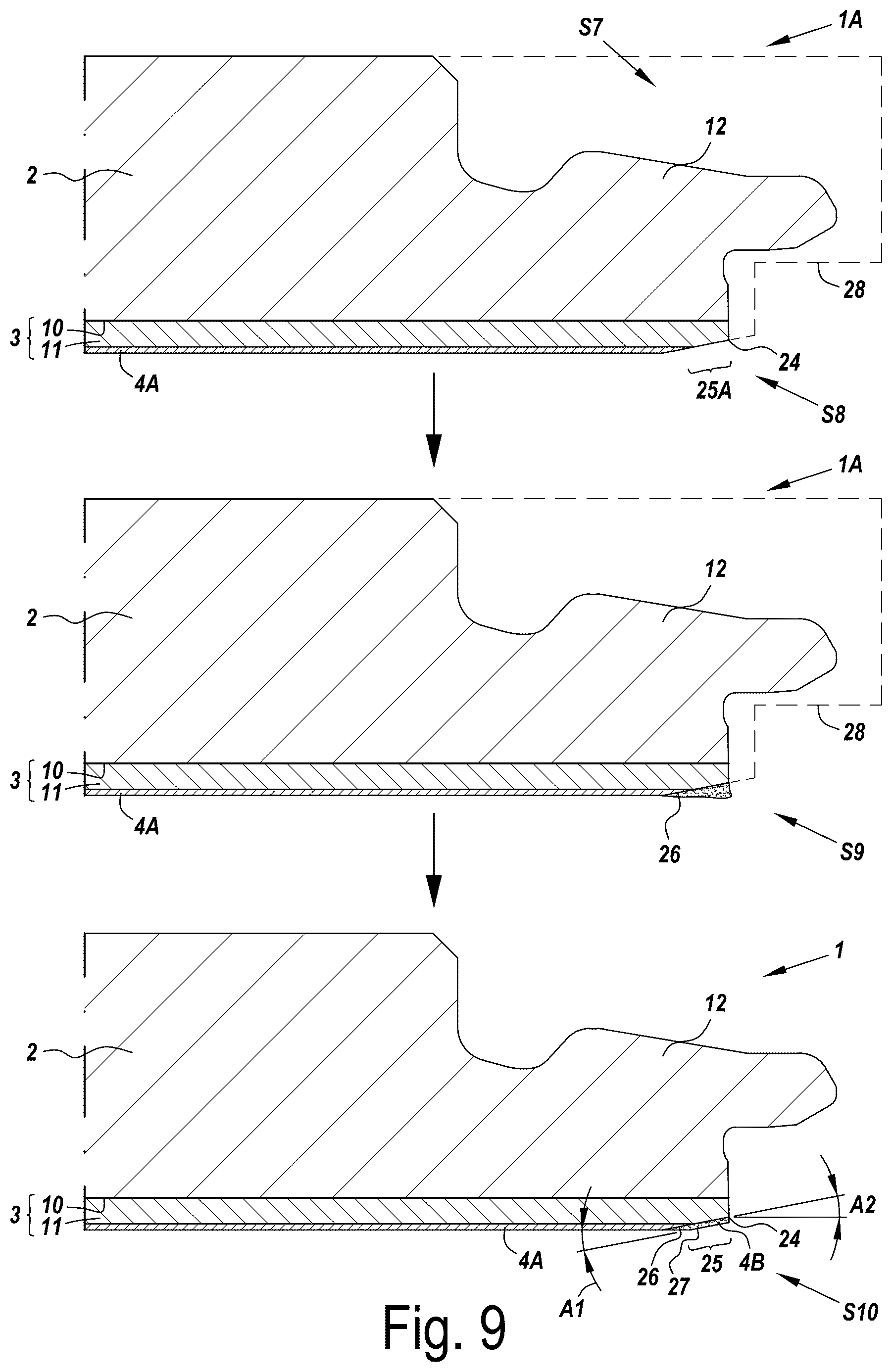 Patent US12612787 Figure 5 – Decorative panel and method for manufacturing decorative panels