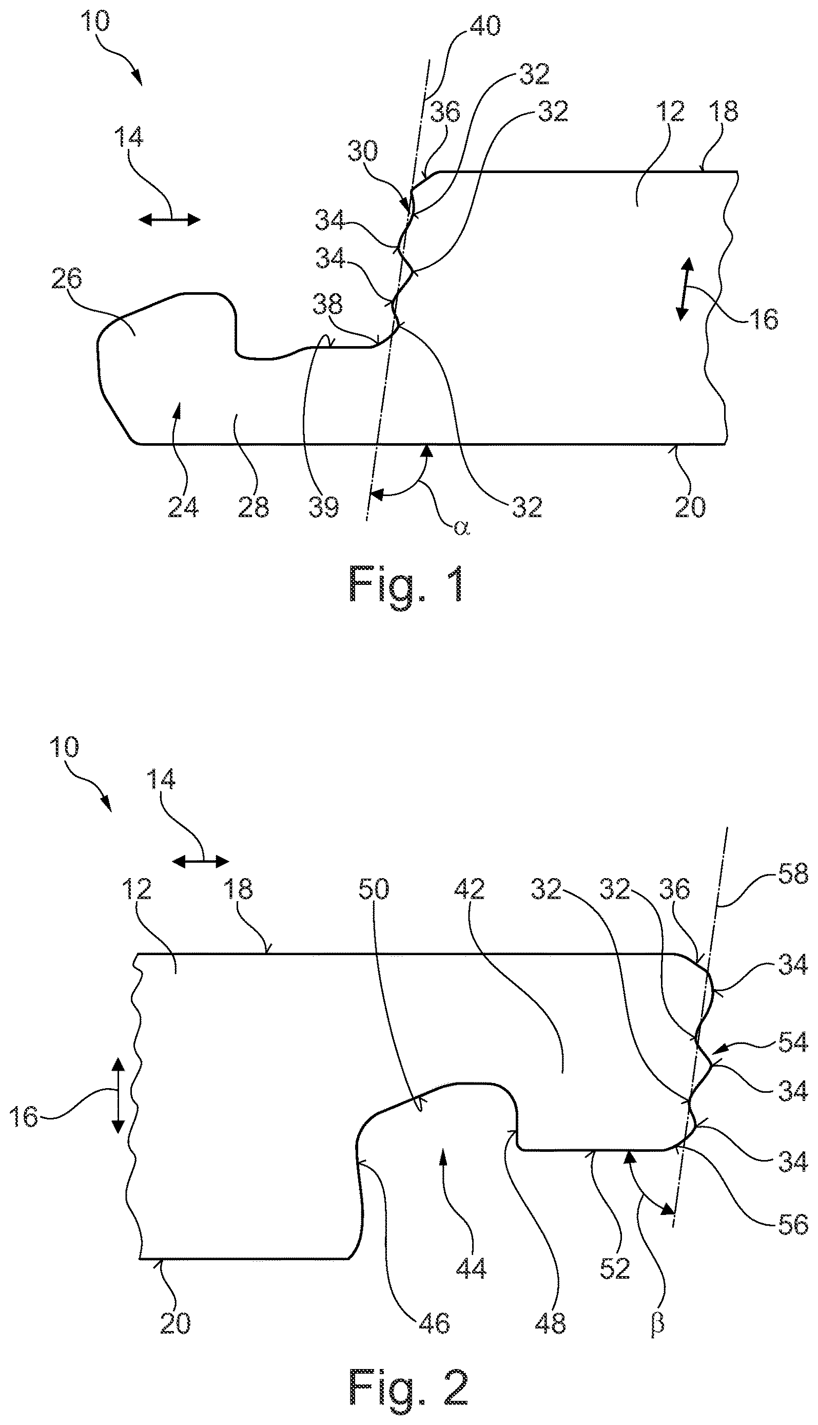 Patent US12612788 Figure 1 – Seep-resistant panel