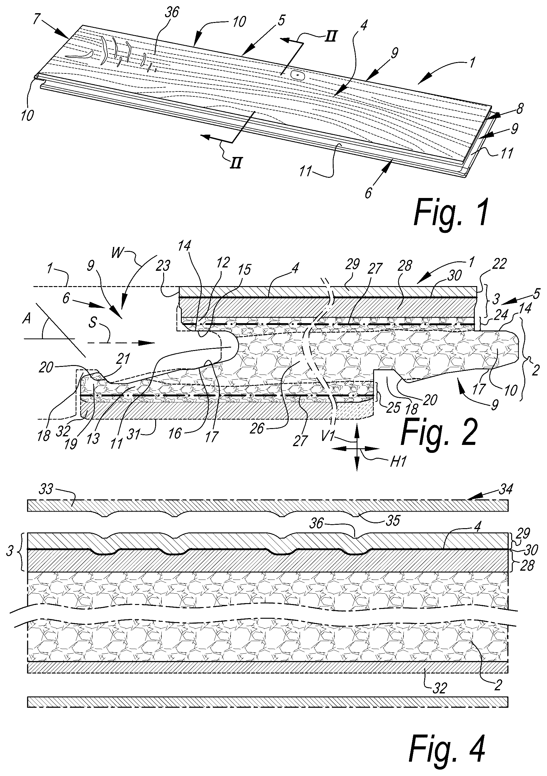 Patent US12612789 Figure 1 – Floor panel