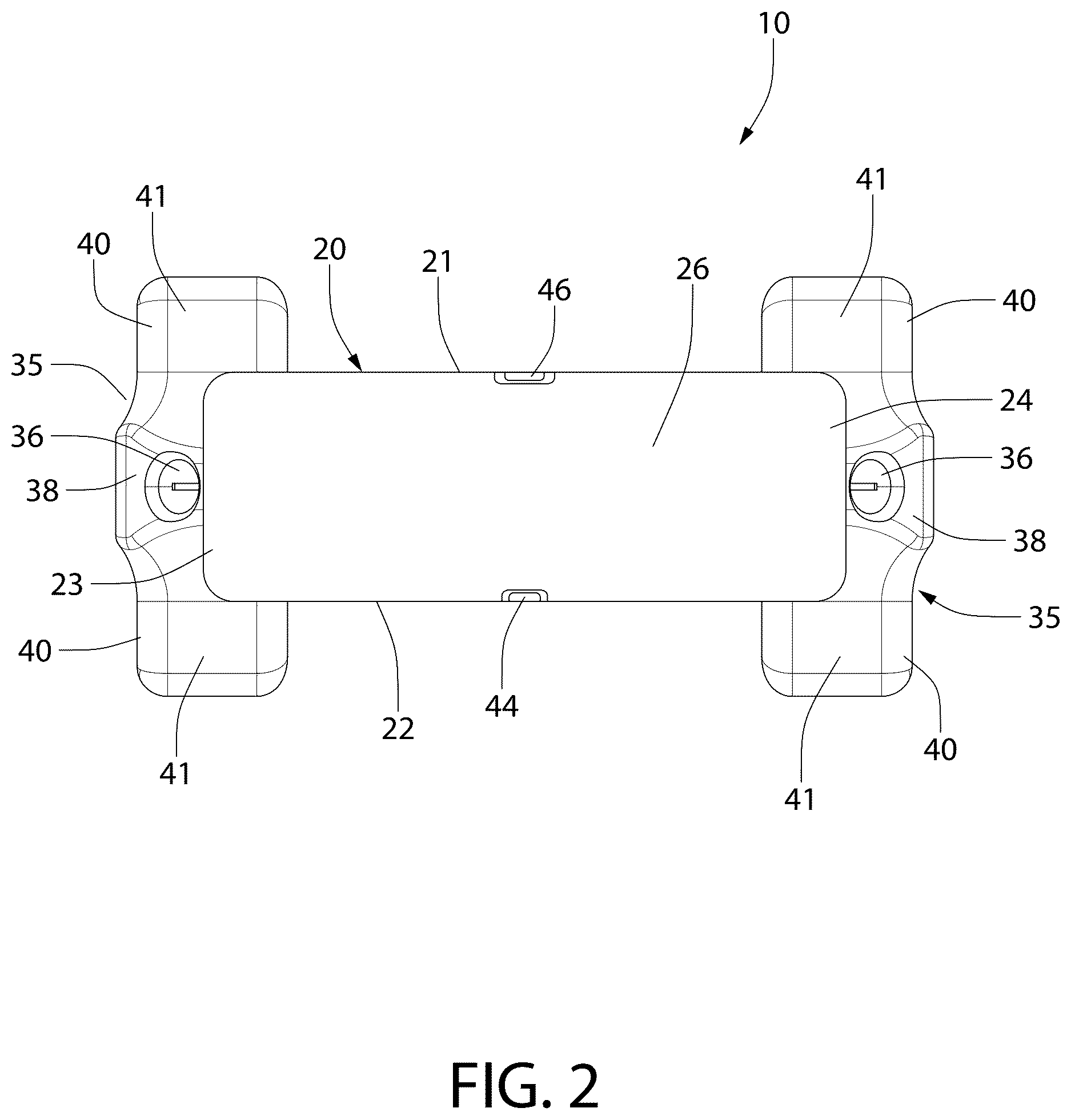 Patent US12612790 Figure 2 – Hidden fastener for abutting boards