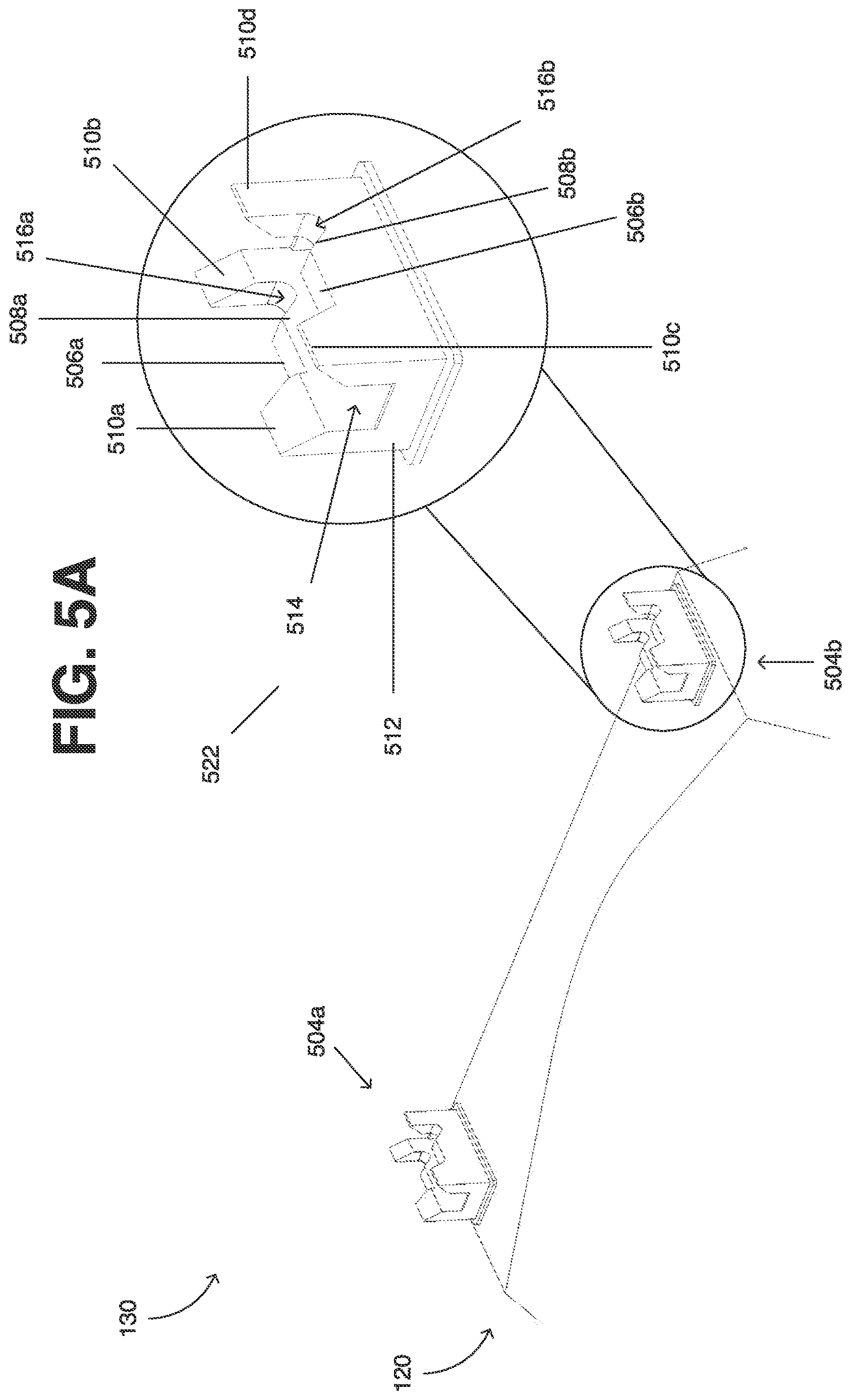 Patent US12612791 Figure 6 – Capture and pivot installation fittings