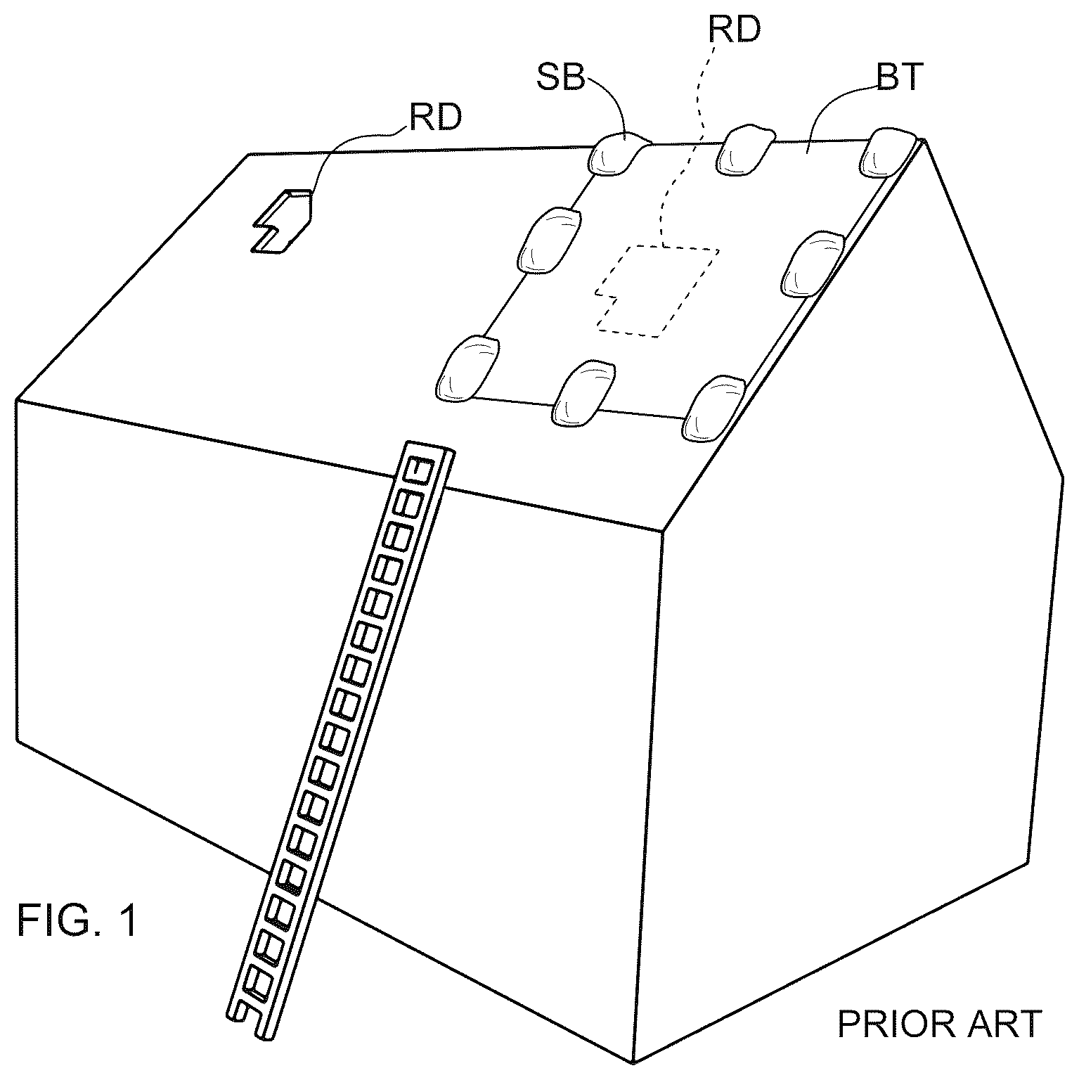 Patent US12612793 — Protective tarp construction — Figure 1