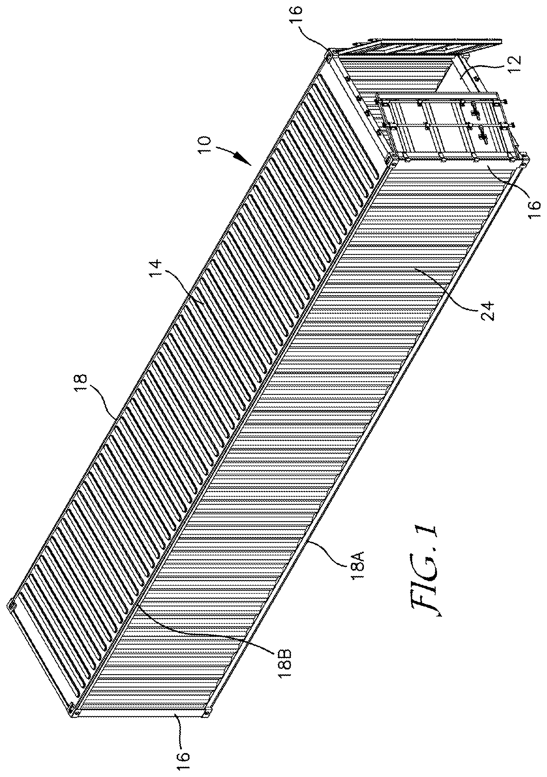 Patent US12612795 Figure 1 – Method for fabrication of modular buildings