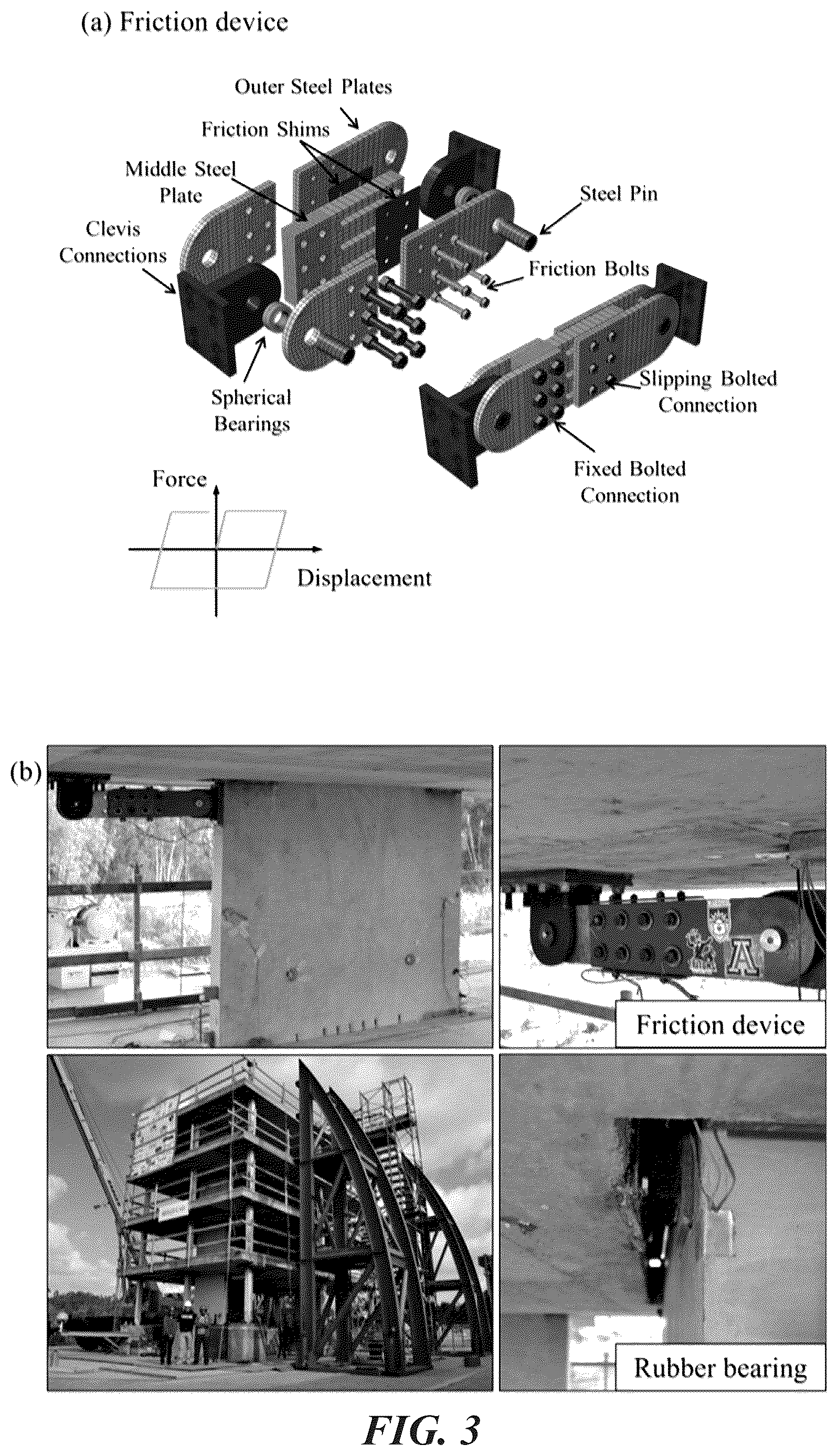 Patent US12612797 Figure 2 – Friction devices for energy dissipation