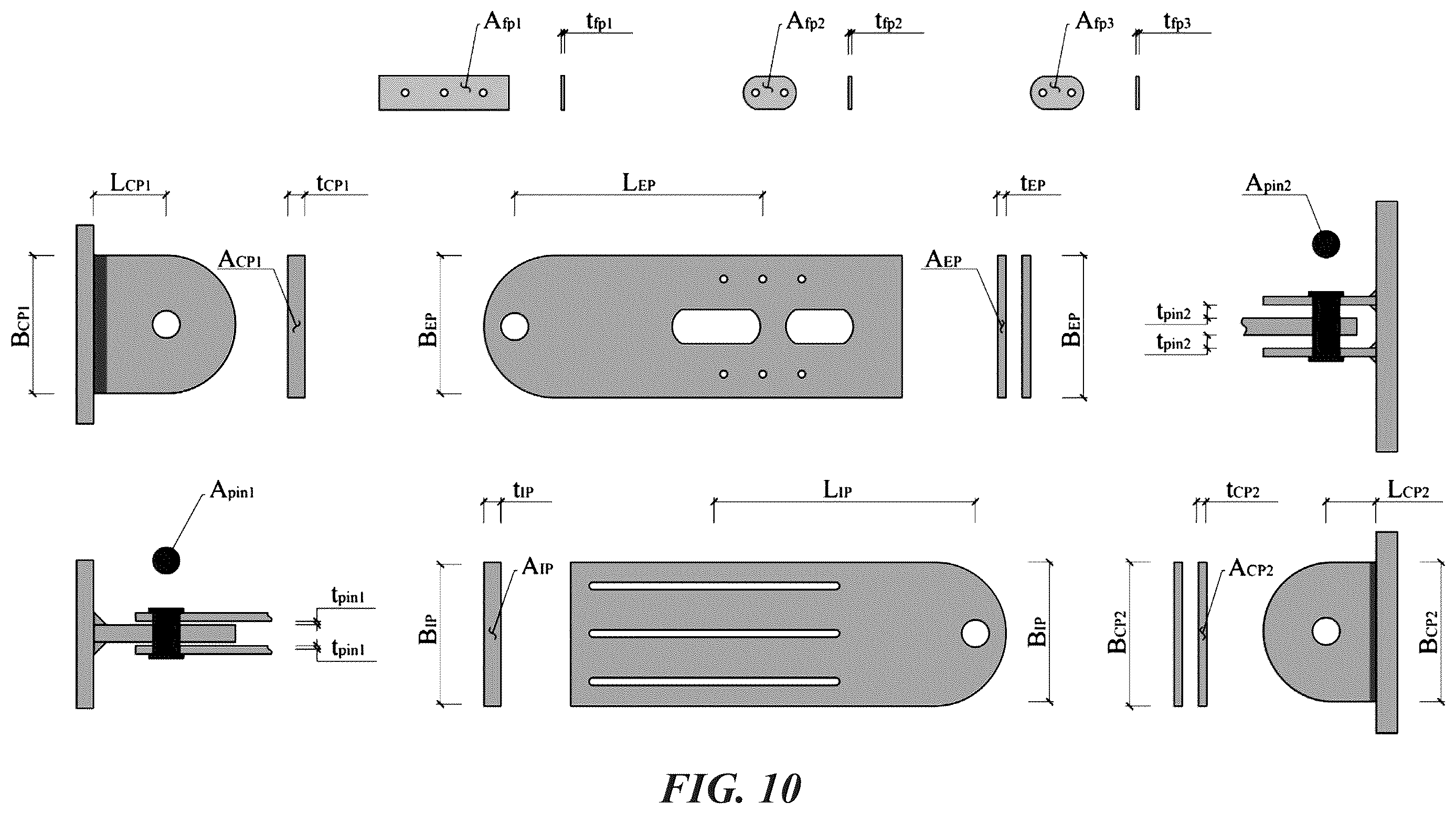 Patent US12612797 Figure 9 – Friction devices for energy dissipation