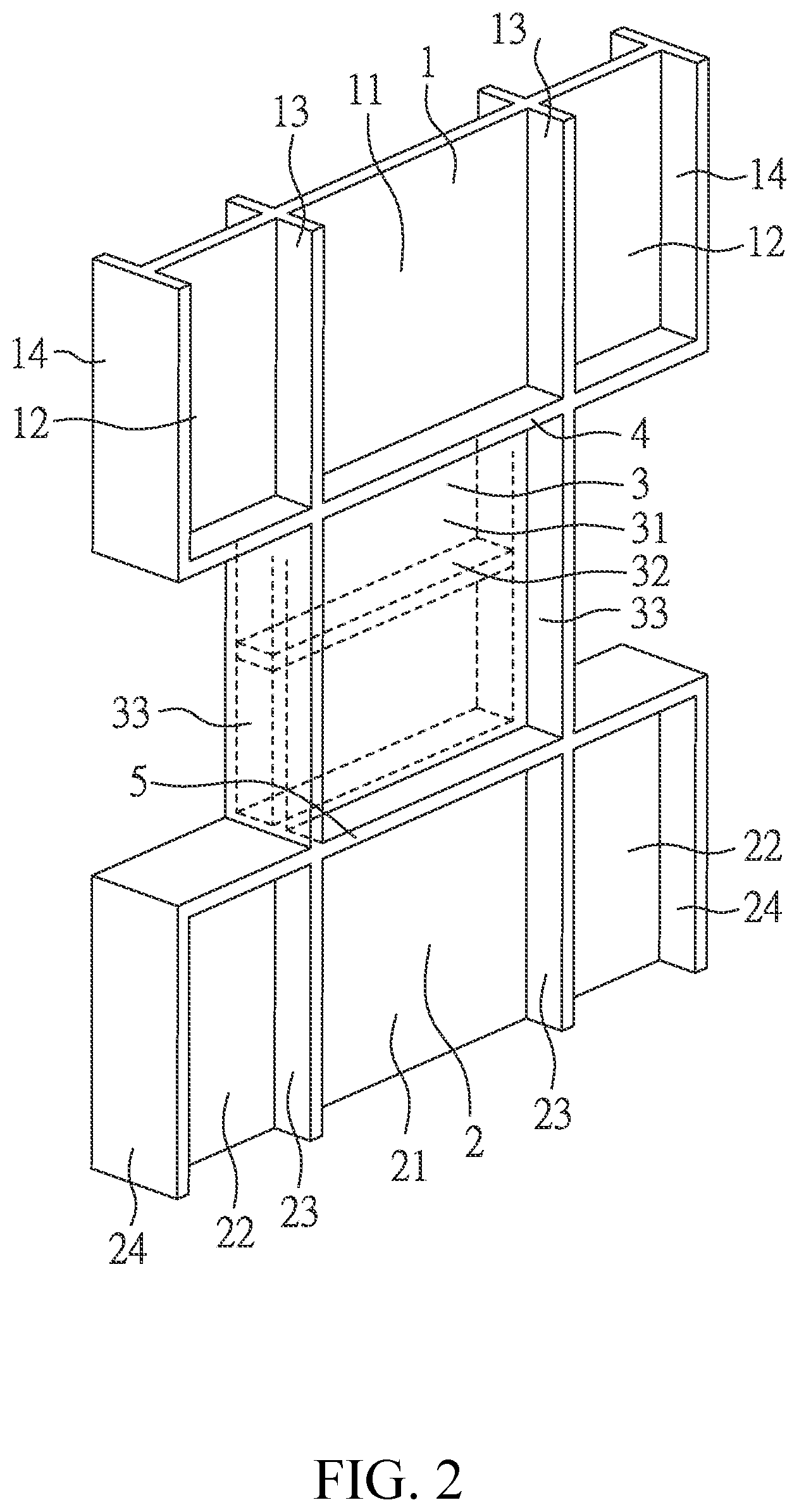 Patent US12612798 Figure 2 – WT-section-stiffened steel panel damper