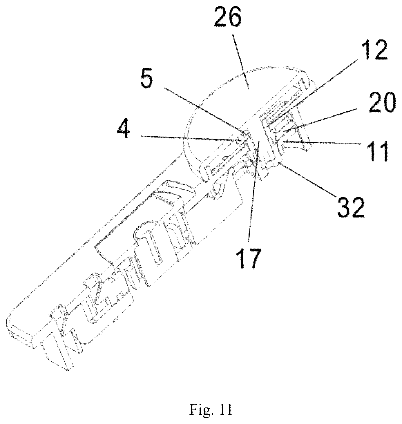 Patent US12612802 Figure 11 – Pointer type combination lock box and pointer type combination lock