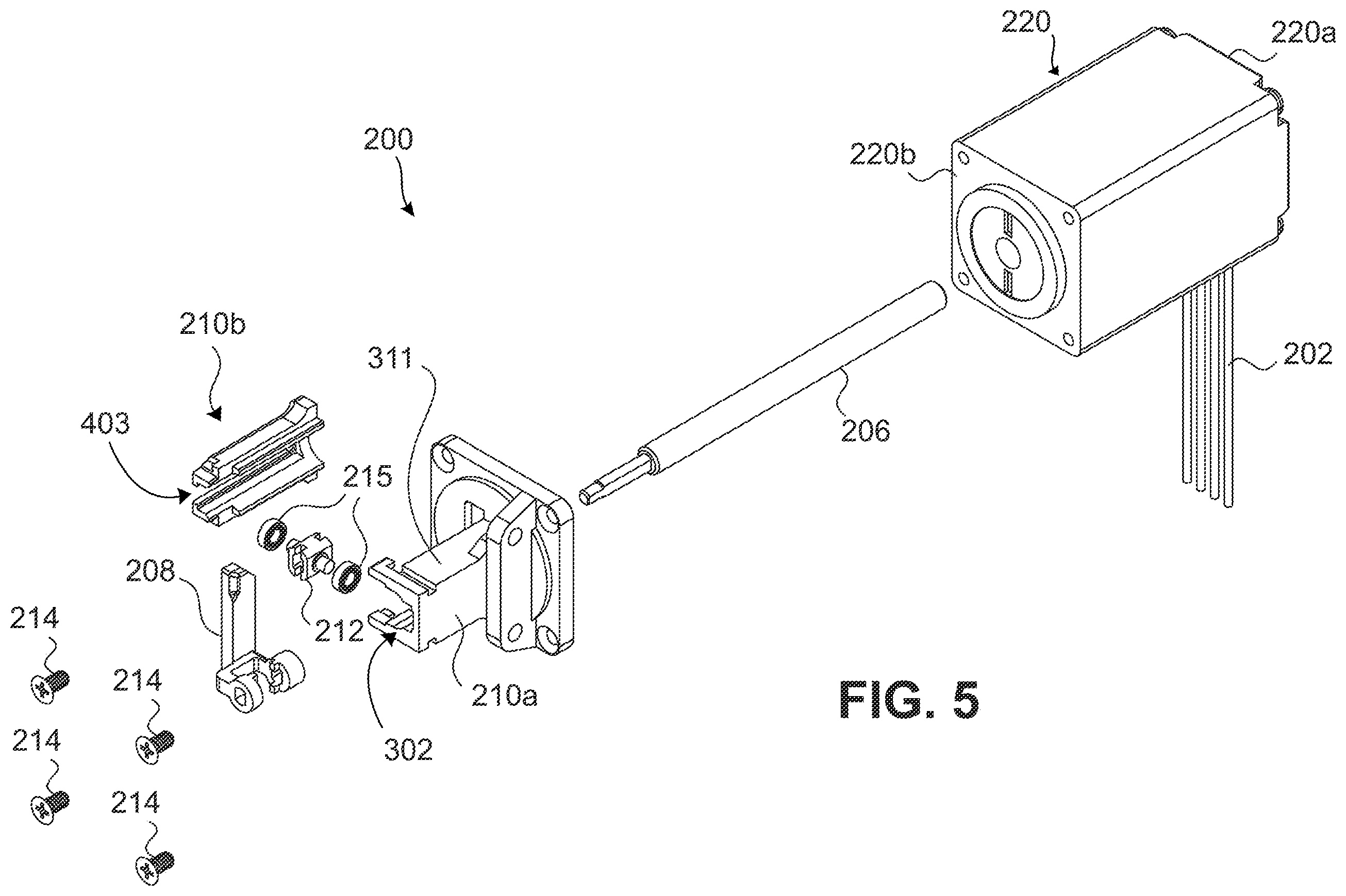 Patent US12612803 Figure 5 – Electronic latch retraction for mortise lock and methods of operation