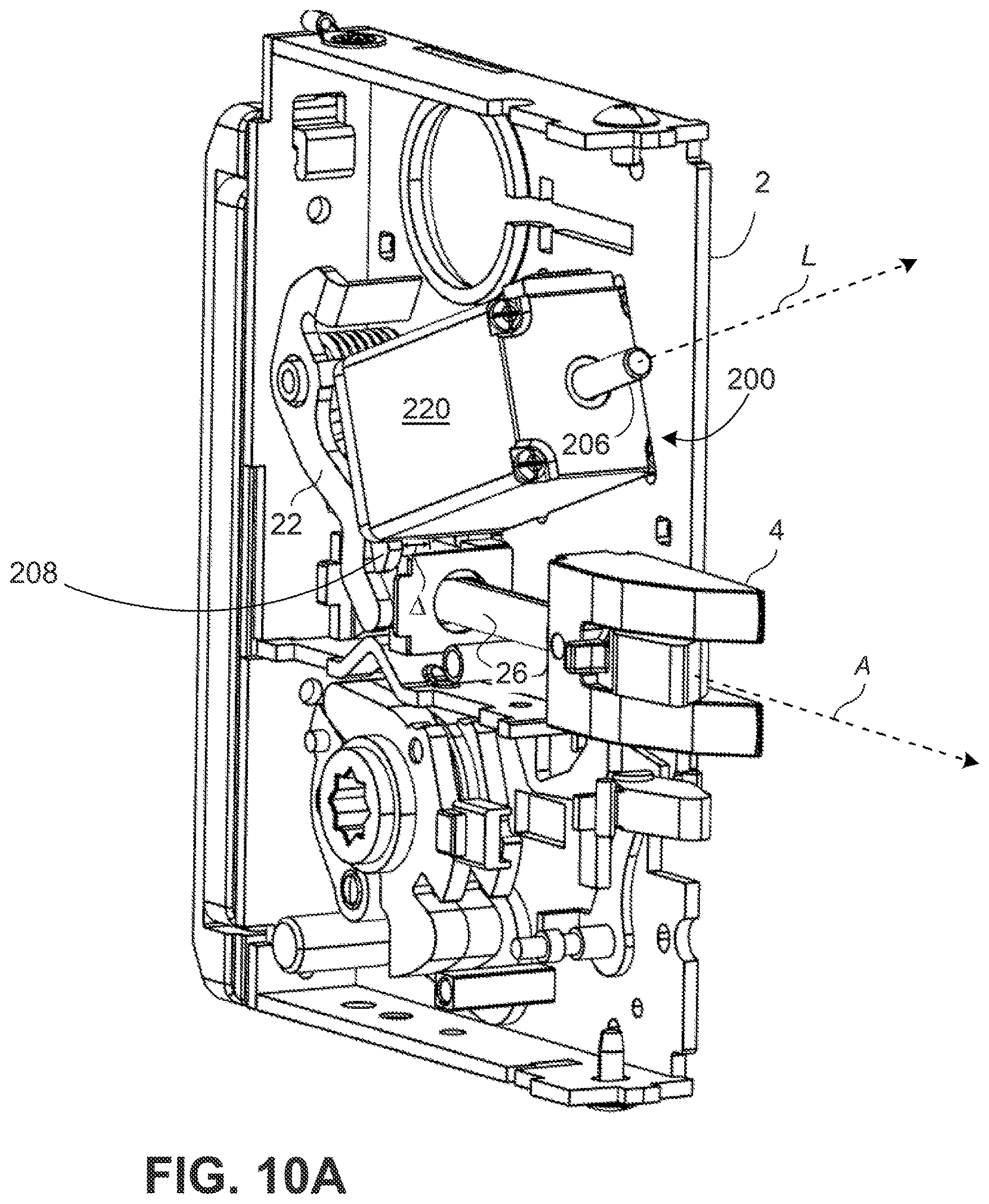 Patent US12612803 Figure 9 – Electronic latch retraction for mortise lock and methods of operation