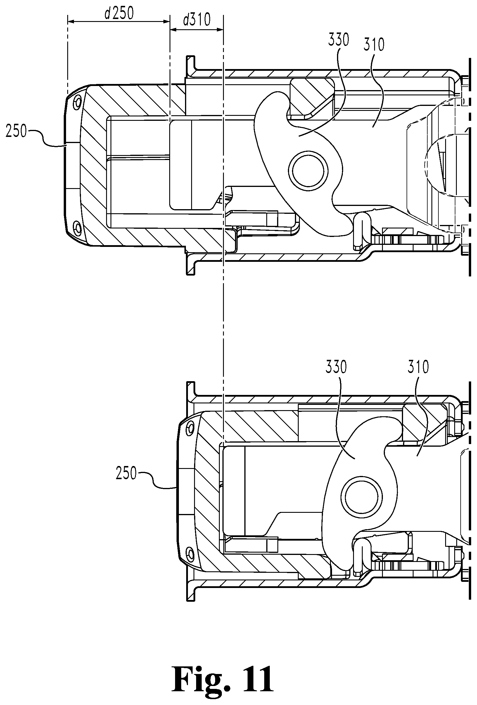 Patent US12612805 Figure 8 – Tubular latch mechanism