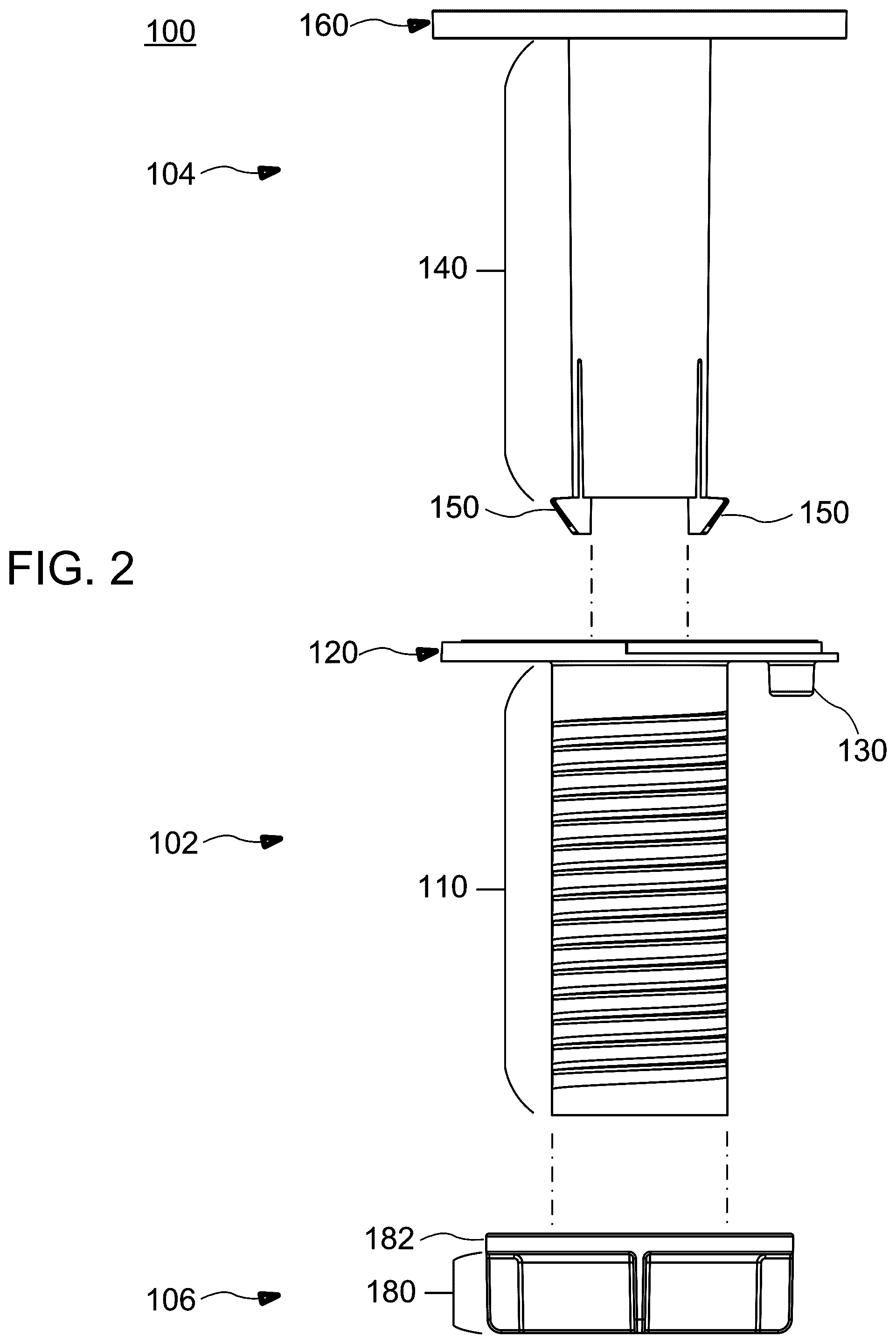 Patent US12612806 Figure 2 – Swivel mount kit