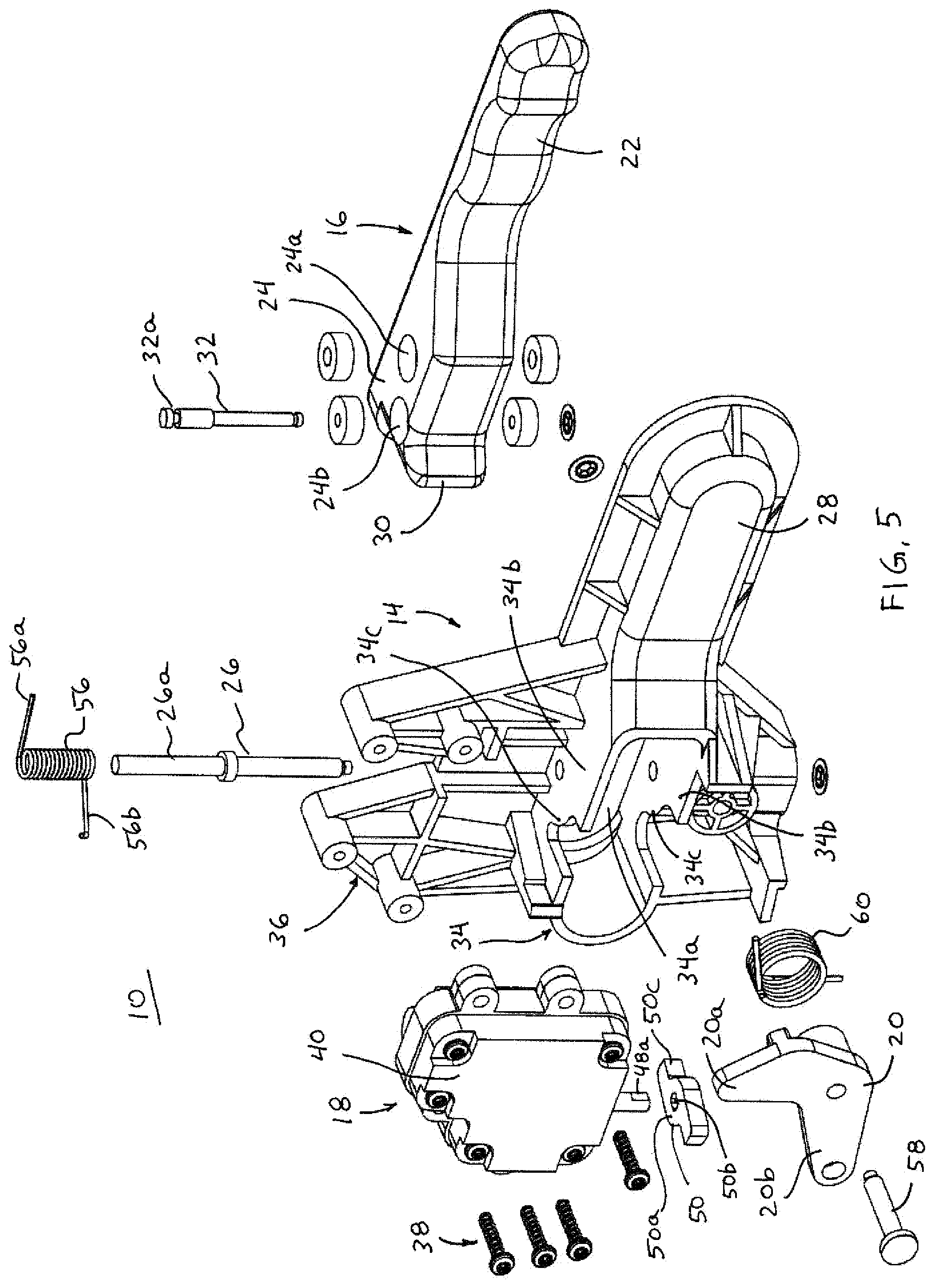 Patent US12612809 Figure 5 – Vehicular access system with extendable and retractable door handle assembly
