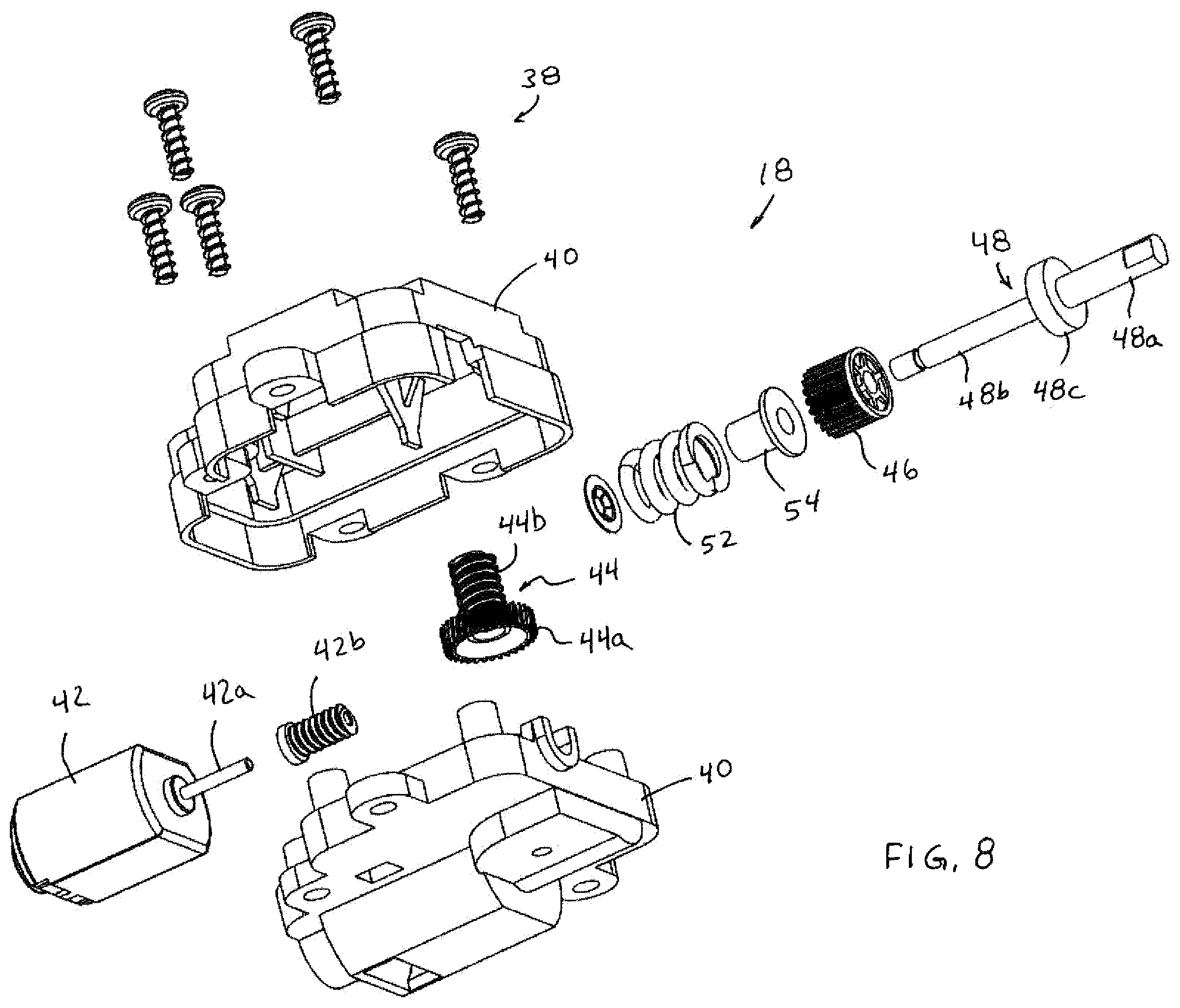 Patent US12612809 Figure 8 – Vehicular access system with extendable and retractable door handle assembly
