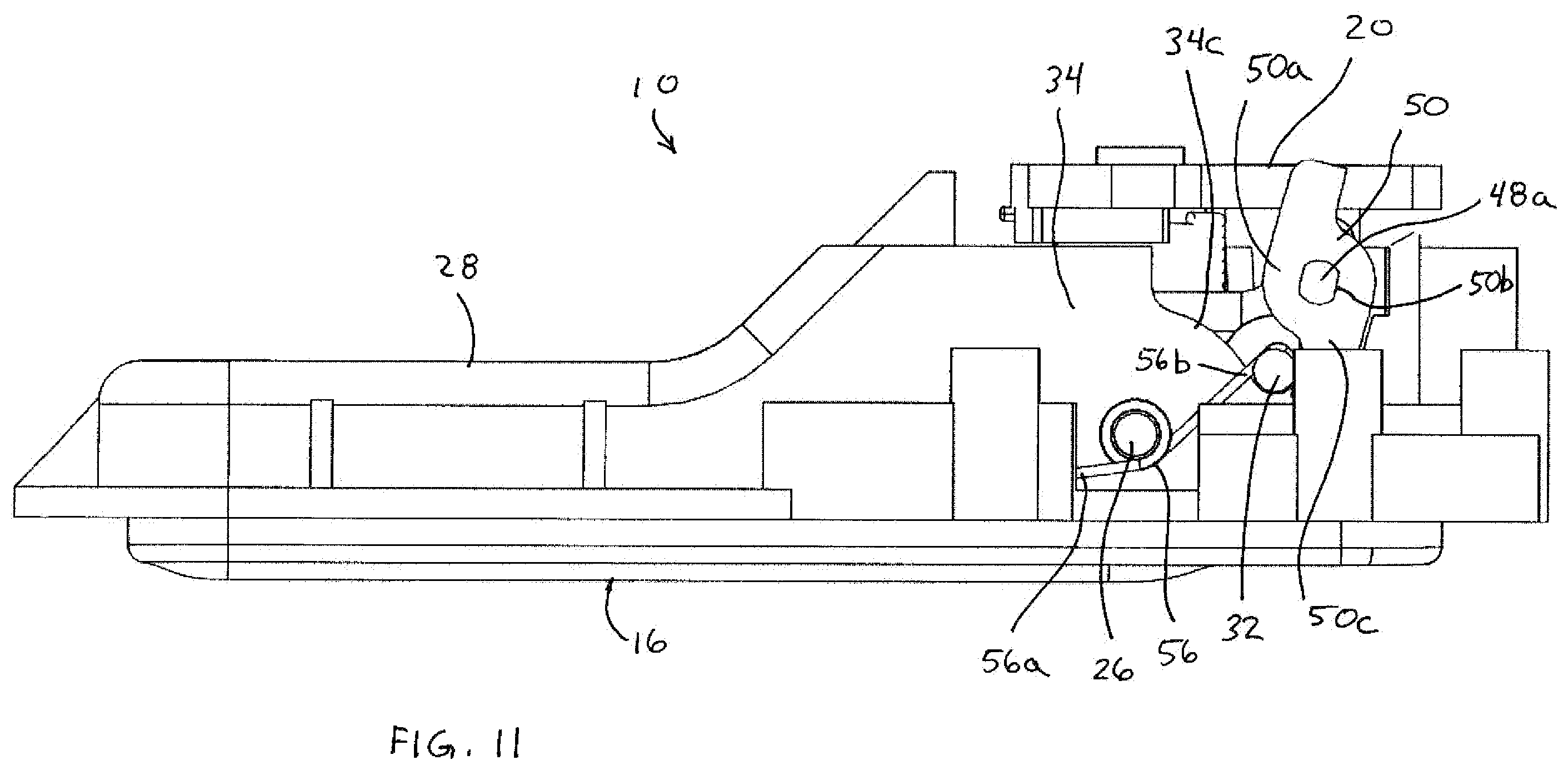 Patent US12612809 Figure 11 – Vehicular access system with extendable and retractable door handle assembly