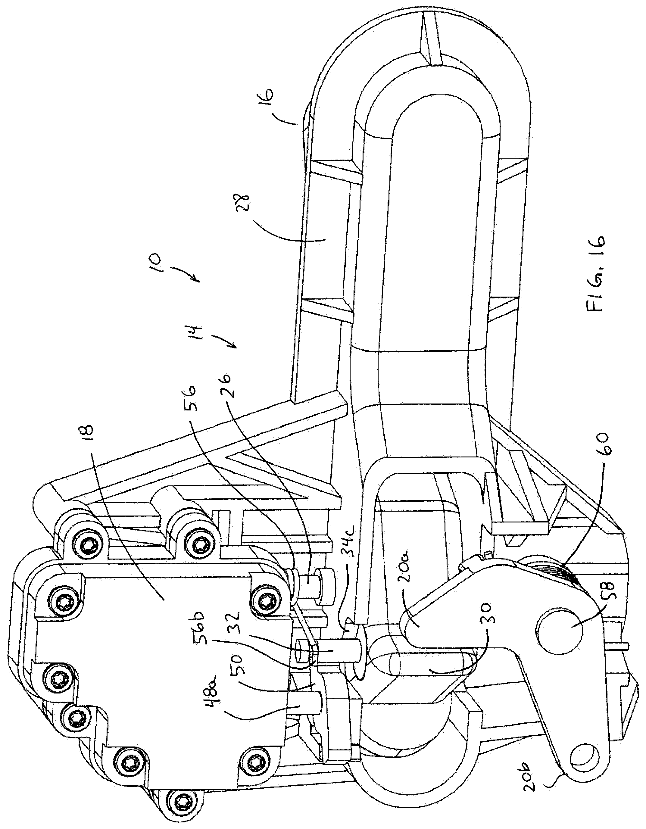Patent US12612809 Figure 16 – Vehicular access system with extendable and retractable door handle assembly