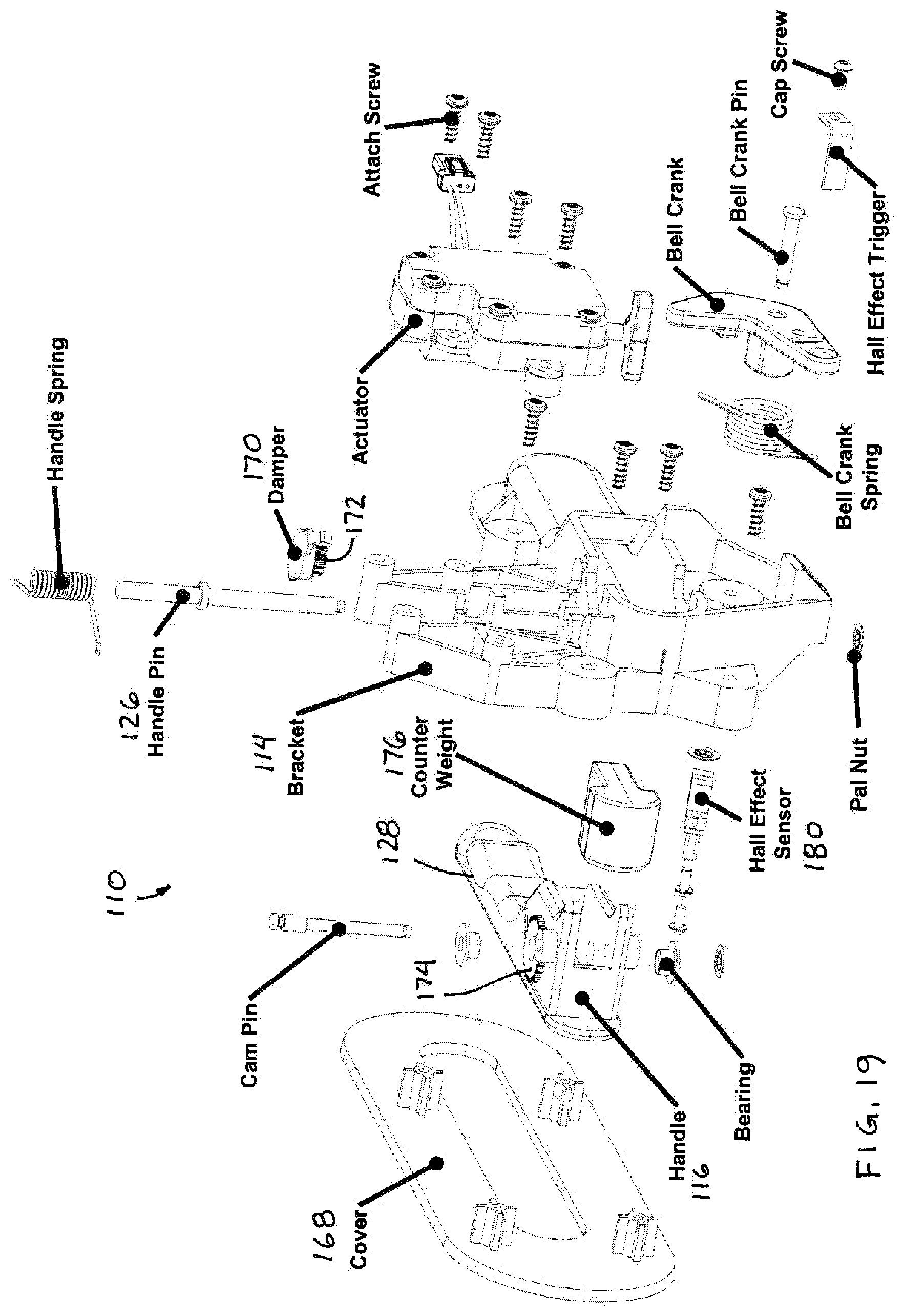 Patent US12612809 Figure 19 – Vehicular access system with extendable and retractable door handle assembly