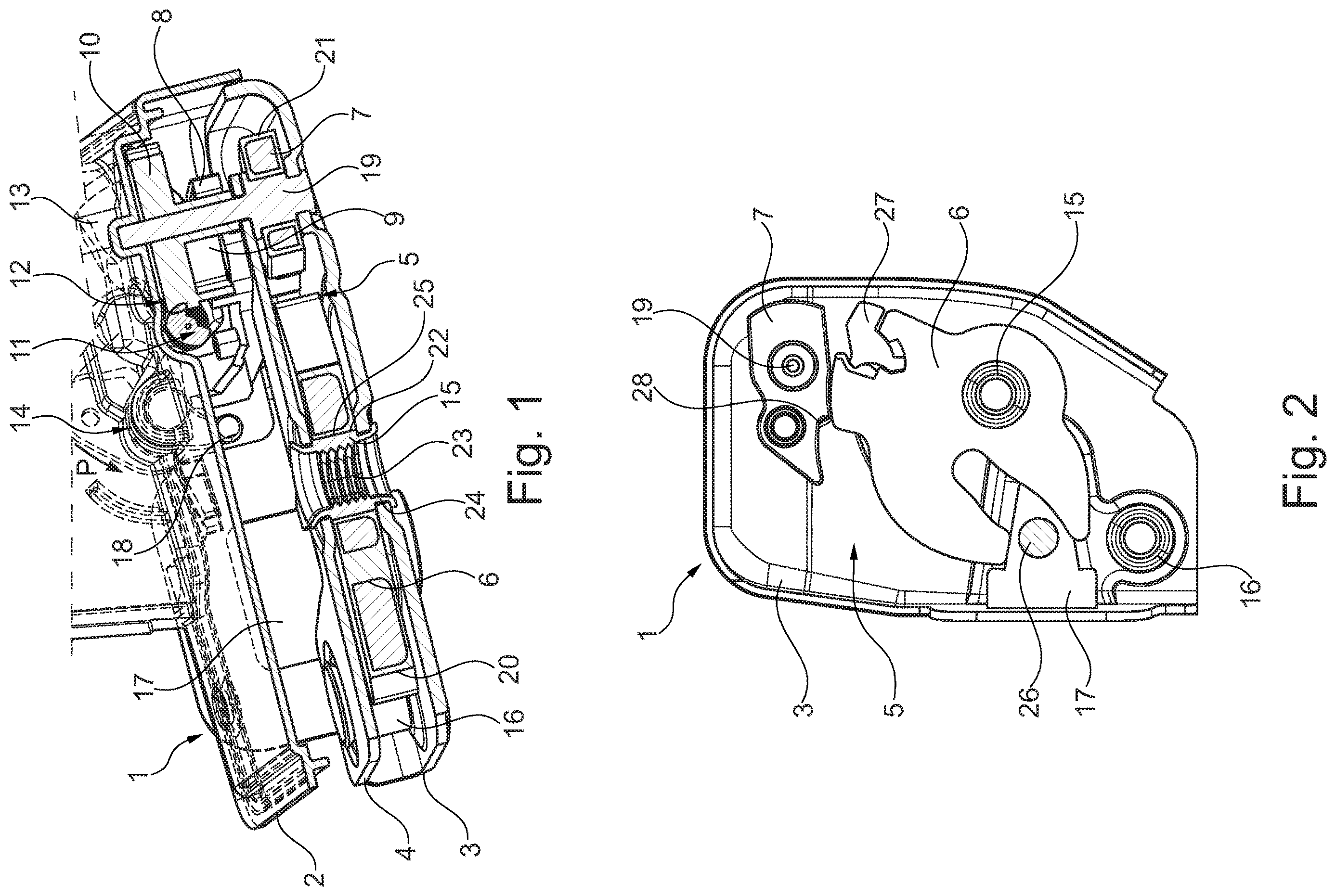 Patent US12612810 Figure 1 – Motor vehicle lock—in particular, motor vehicle side door lock