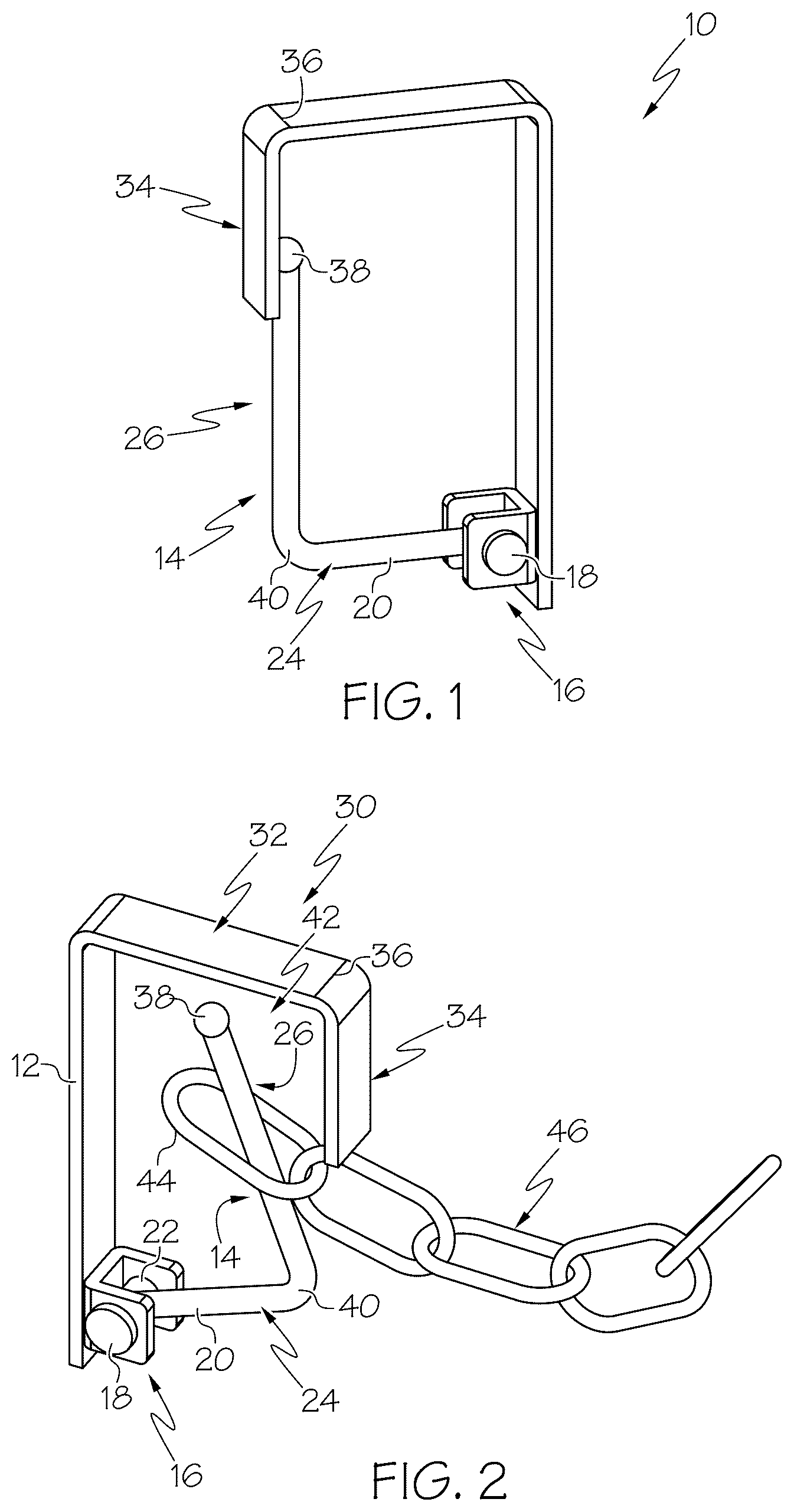 Patent US12612811 — Door lock devices and methods of use — Figure 1