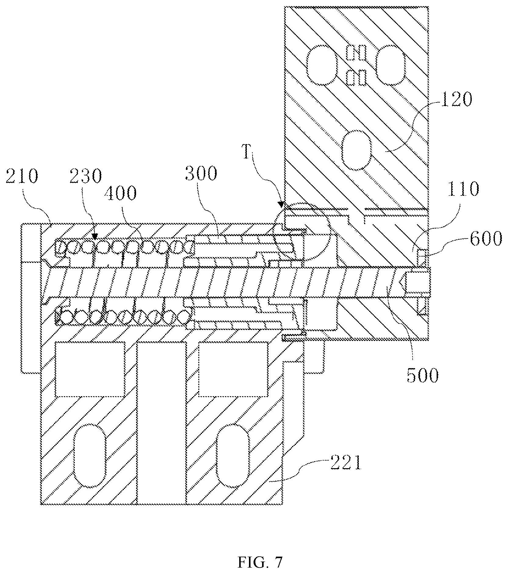 Patent US12612813 Figure 6 – Hinge and opening and closing device
